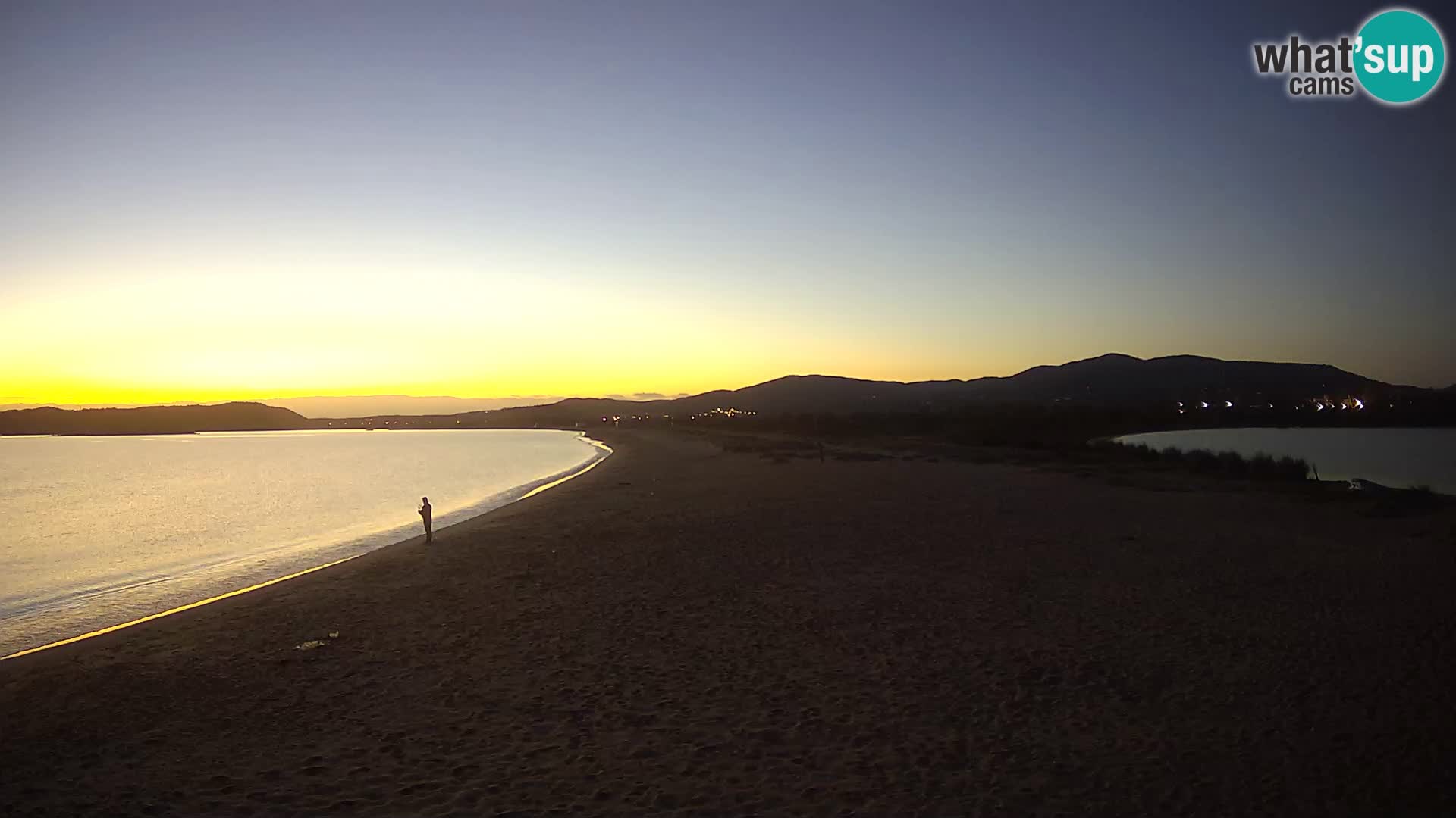 Olbia camera en vivo playa Le Saline – Cerdeña – Italia