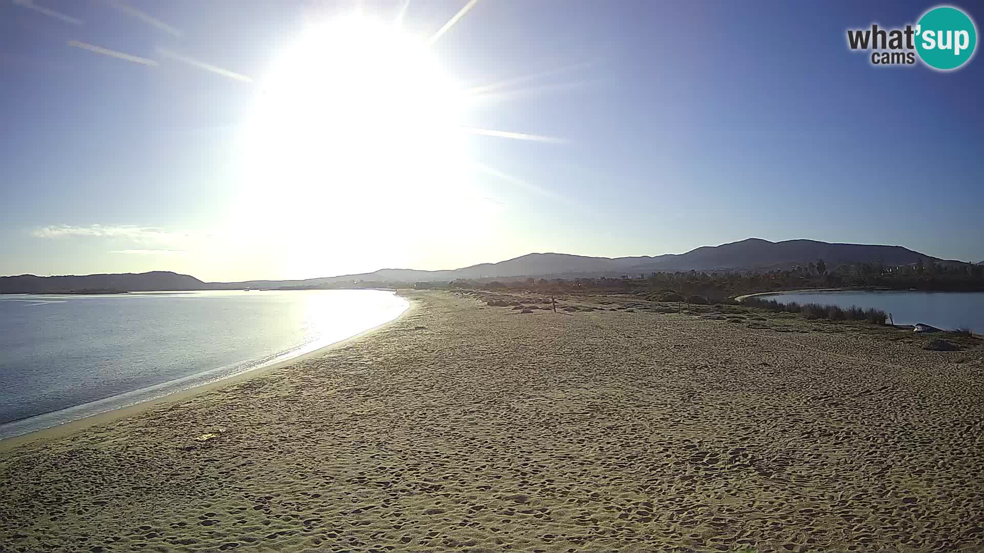 Olbia camera en vivo playa Le Saline – Cerdeña – Italia