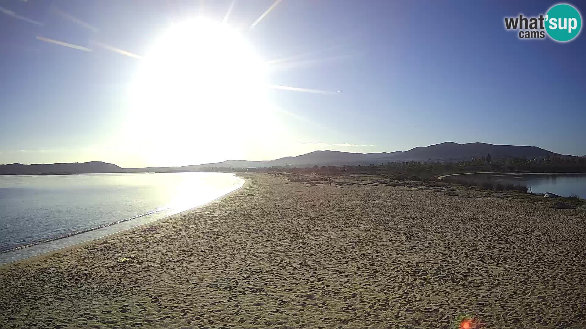 Olbia spletna kamera plaža Le Saline – Sardinija – Italija