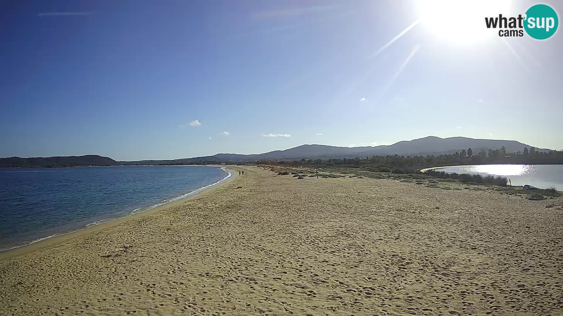 Olbia spletna kamera plaža Le Saline – Sardinija – Italija