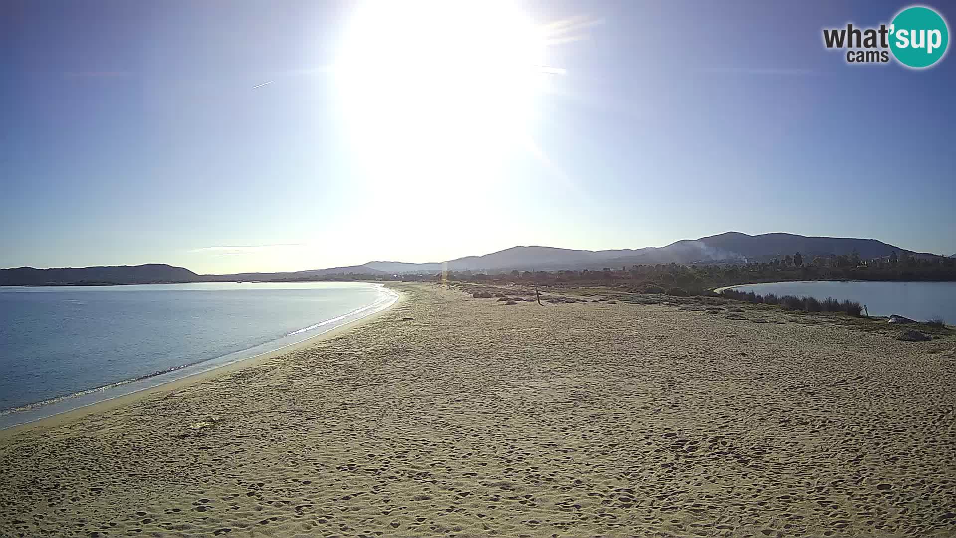 Olbia spletna kamera plaža Le Saline – Sardinija – Italija