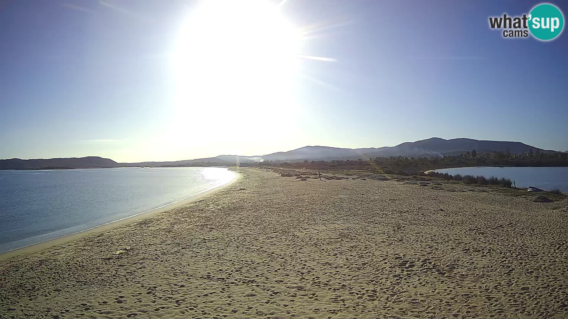 Olbia web kamera plaža Le Saline – Sardinija – Italija