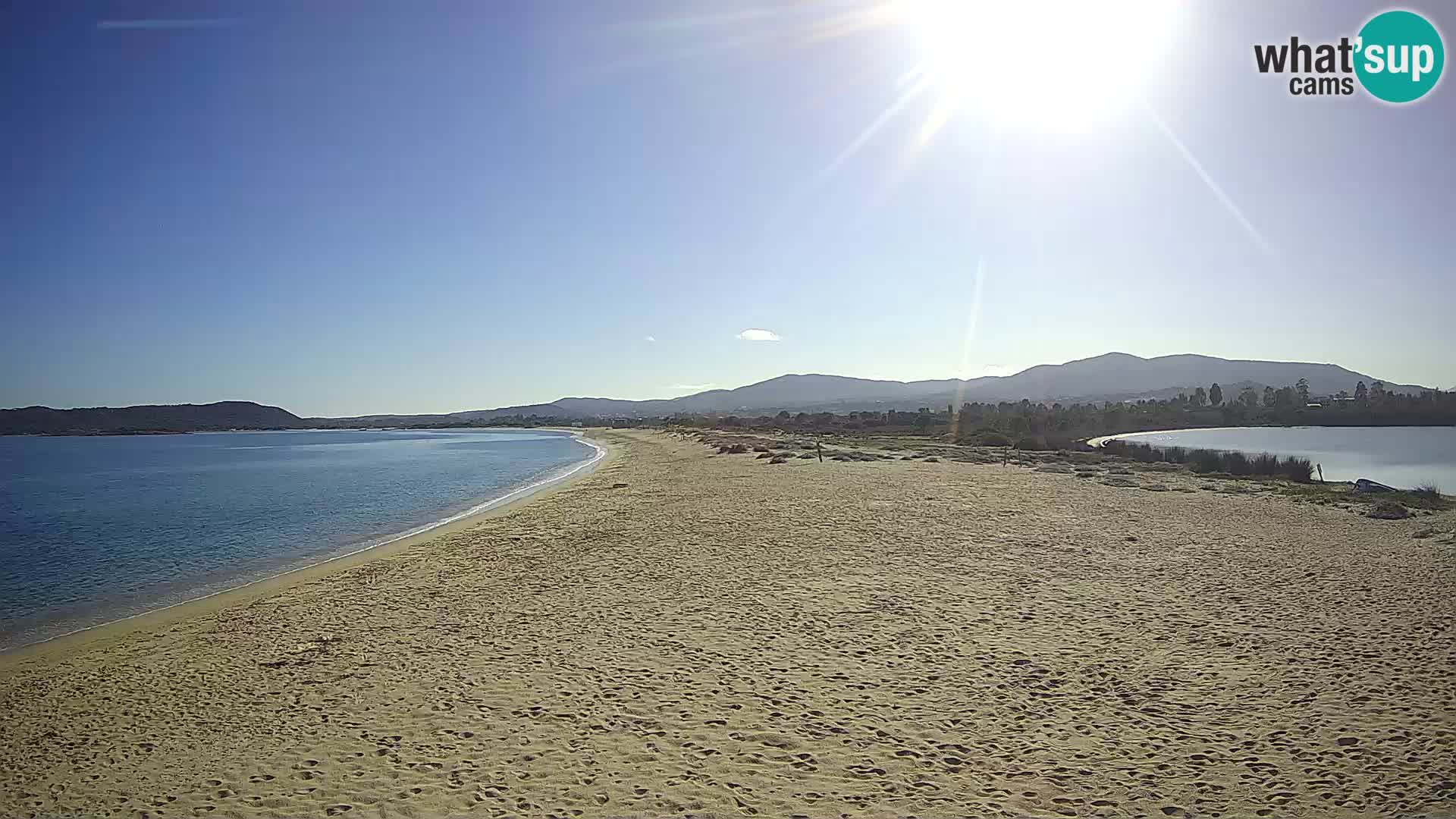 Olbia spletna kamera plaža Le Saline – Sardinija – Italija