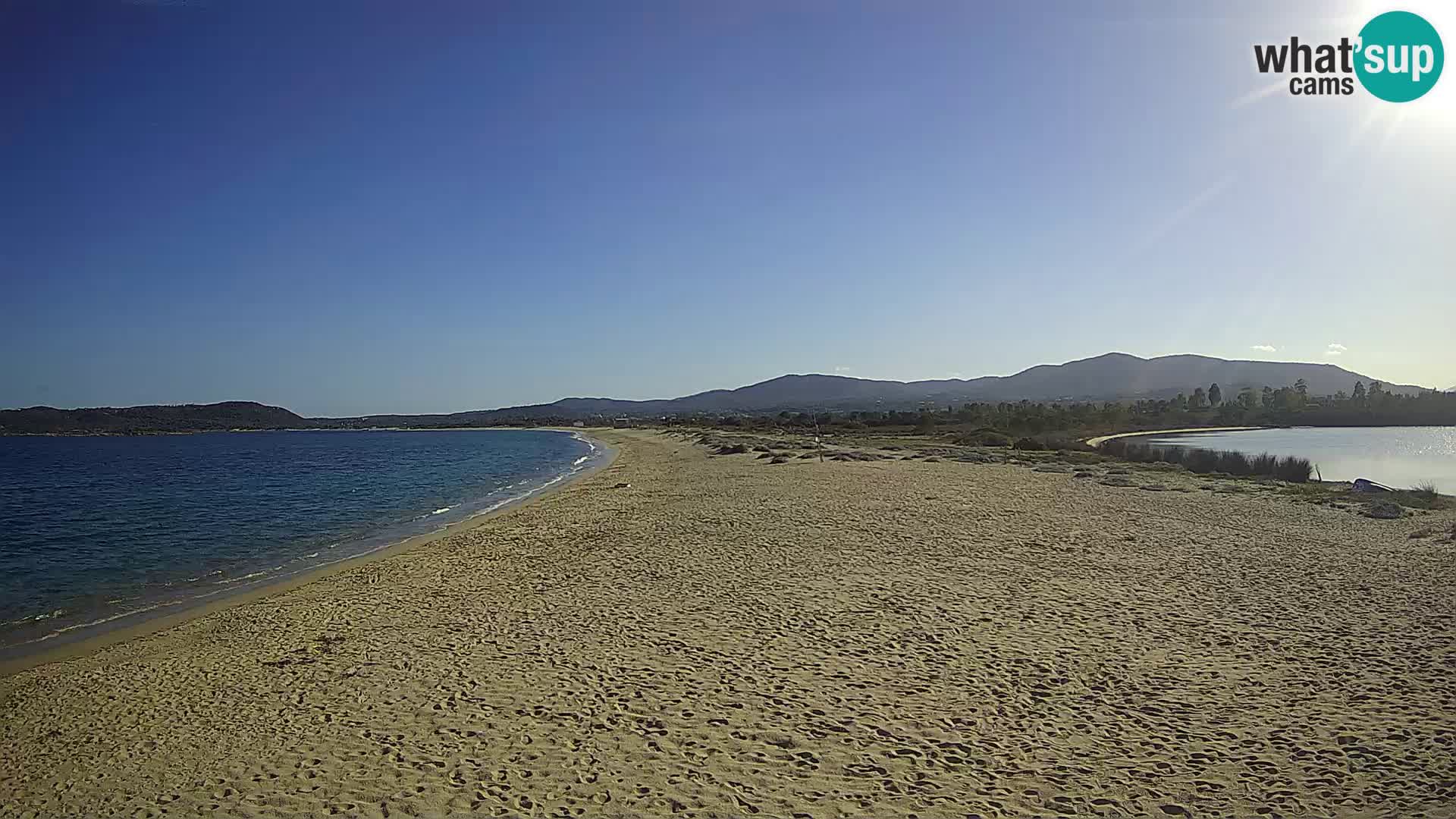 Olbia spletna kamera plaža Le Saline – Sardinija – Italija