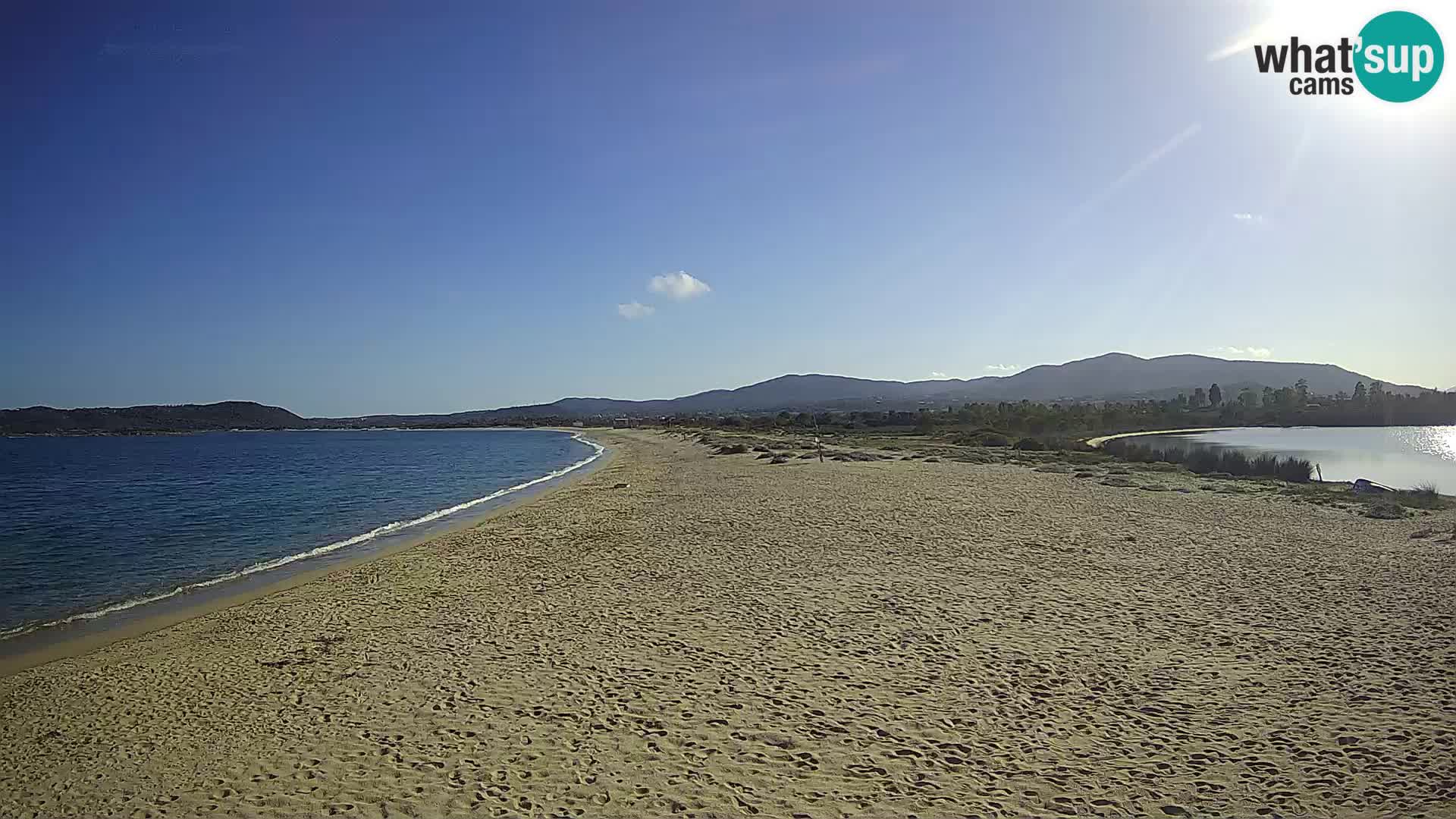 Olbia camera en vivo playa Le Saline – Cerdeña – Italia