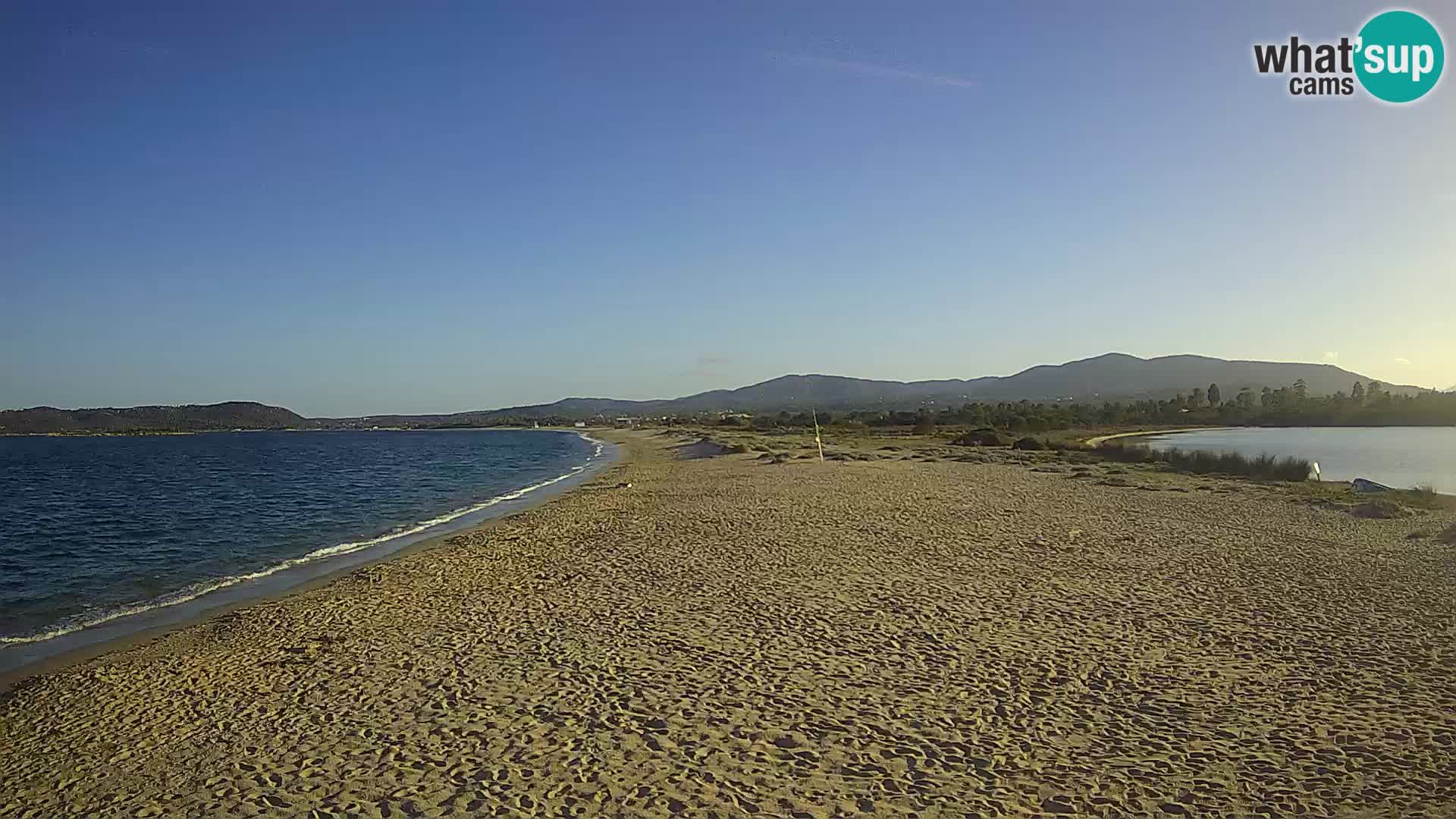 Olbia live webcam spiaggia Le Saline – Sardegna