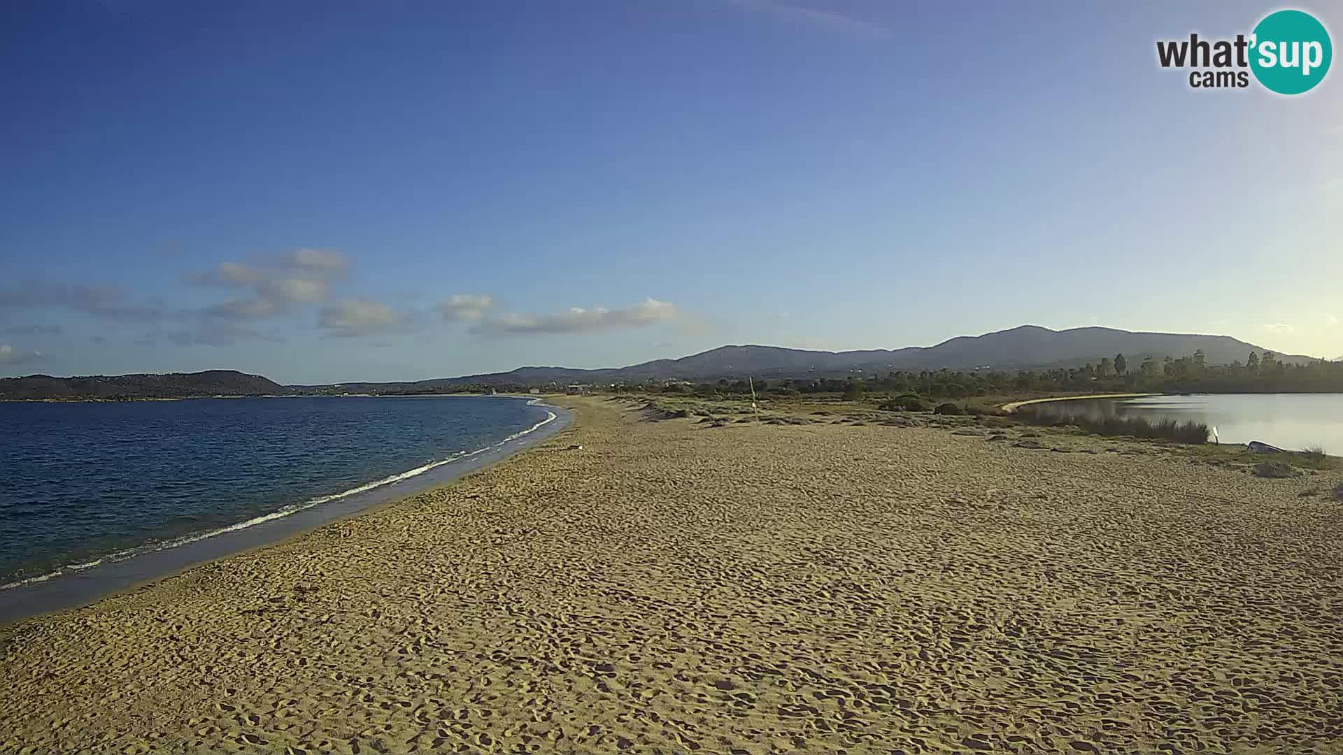 Olbia camera en vivo playa Le Saline – Cerdeña – Italia