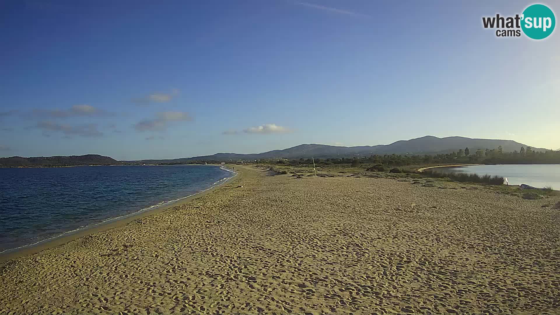 Olbia live webcam spiaggia Le Saline – Sardegna