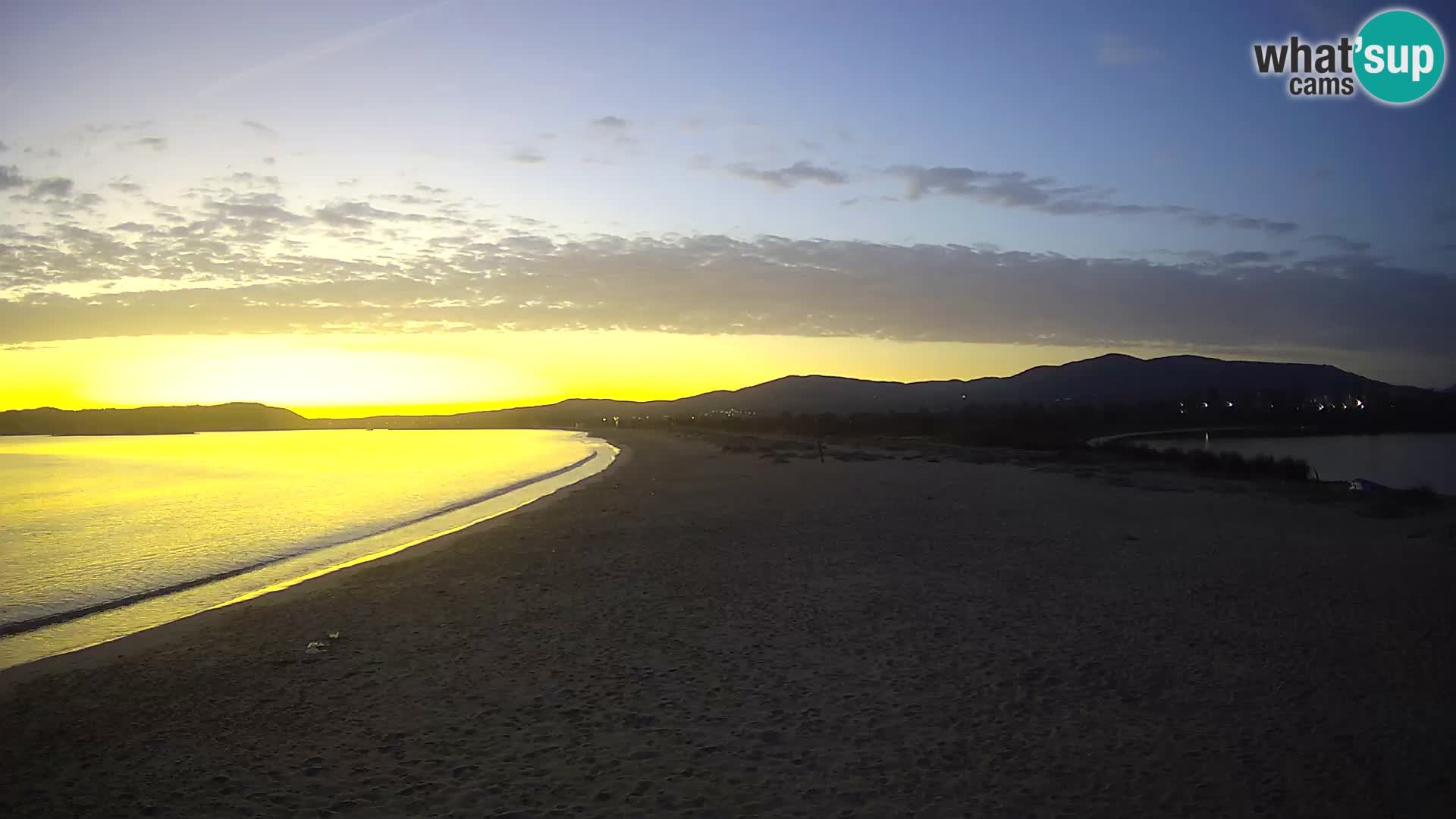 Olbia camera en vivo playa Le Saline – Cerdeña – Italia