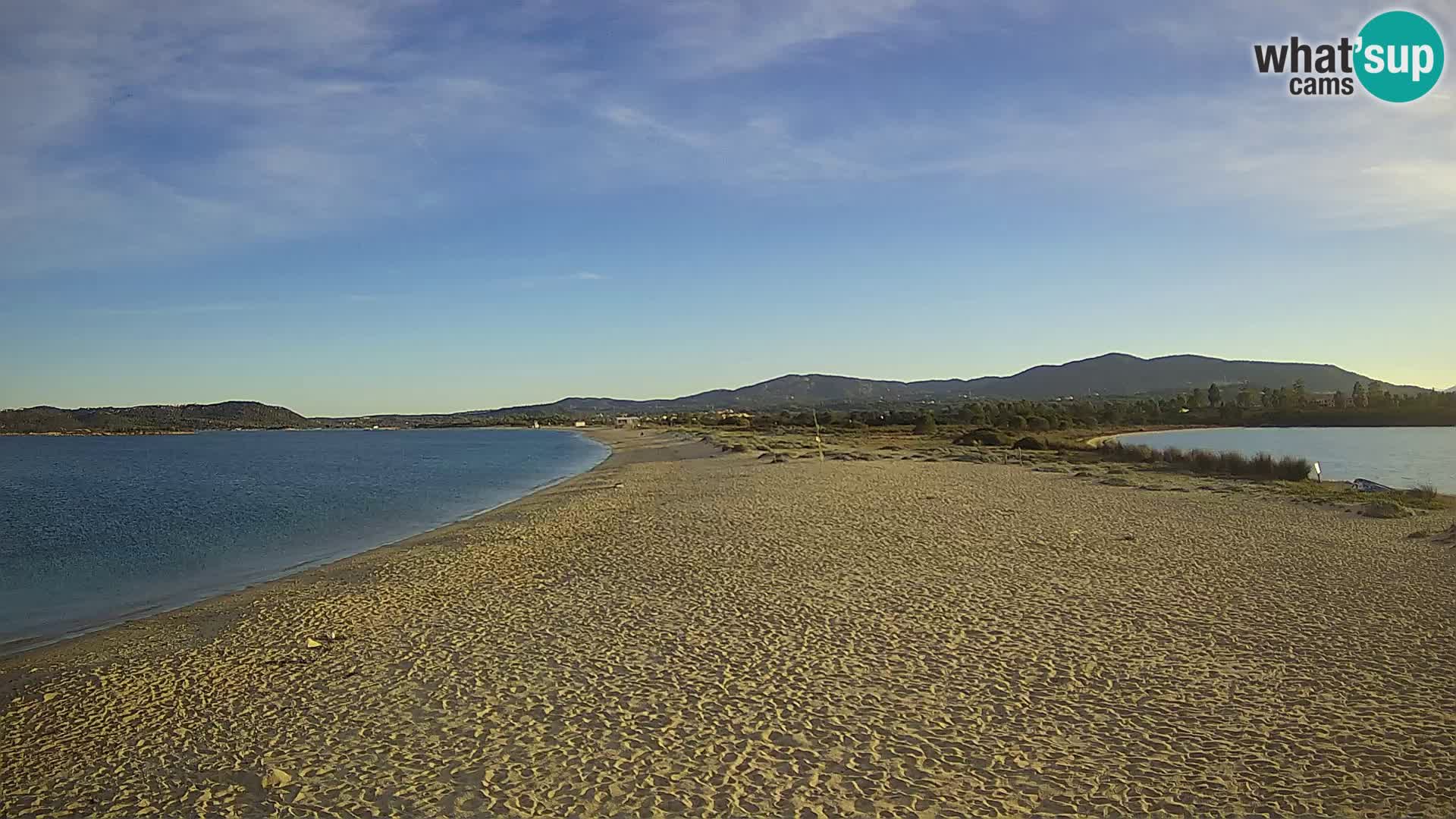 Olbia camera en vivo playa Le Saline – Cerdeña – Italia