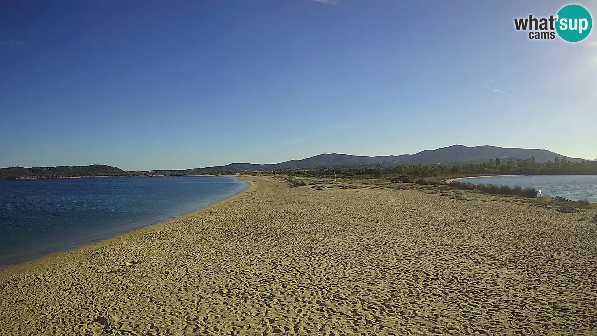 Olbia web kamera plaža Le Saline – Sardinija – Italija