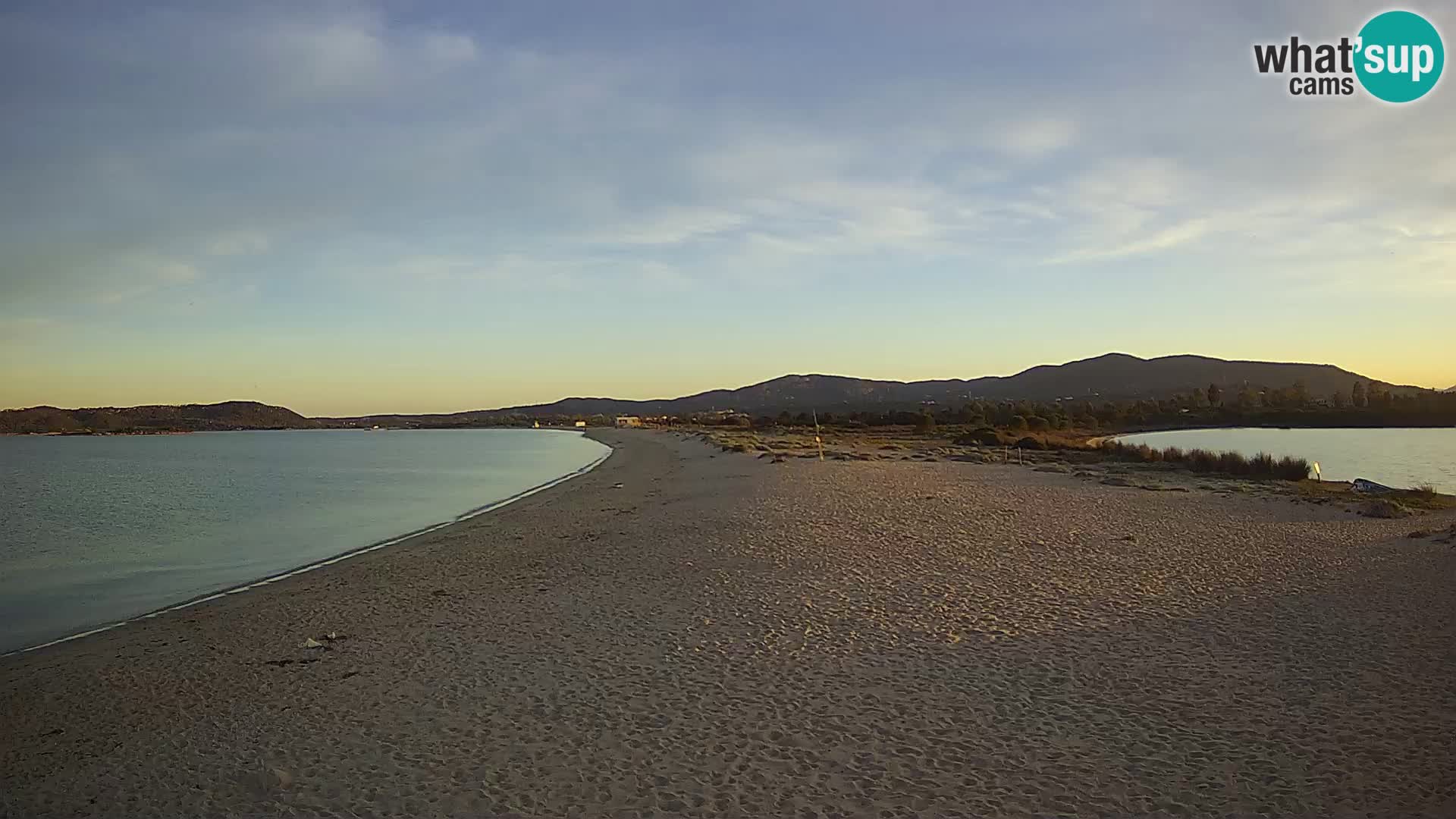 Olbia web kamera plaža Le Saline – Sardinija – Italija