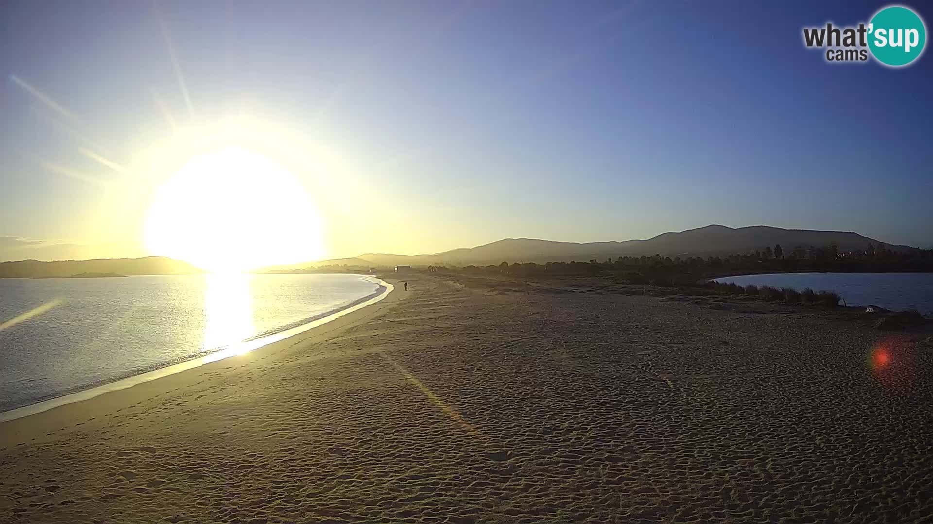 Olbia spletna kamera plaža Le Saline – Sardinija – Italija