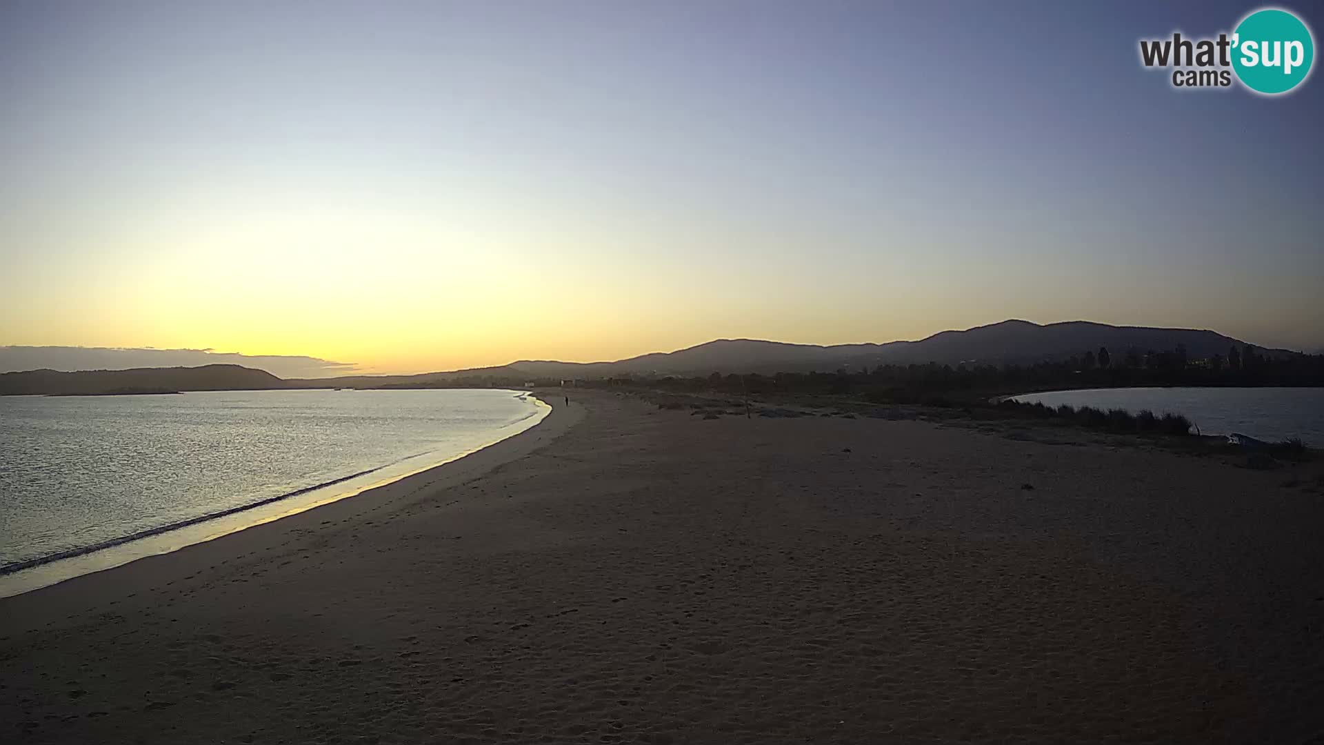 Olbia spletna kamera plaža Le Saline – Sardinija – Italija