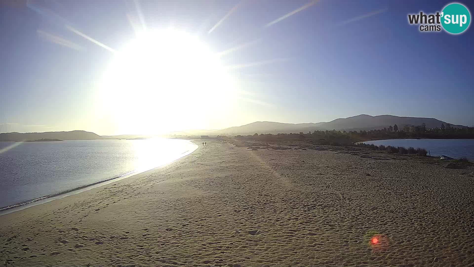 Olbia spletna kamera plaža Le Saline – Sardinija – Italija