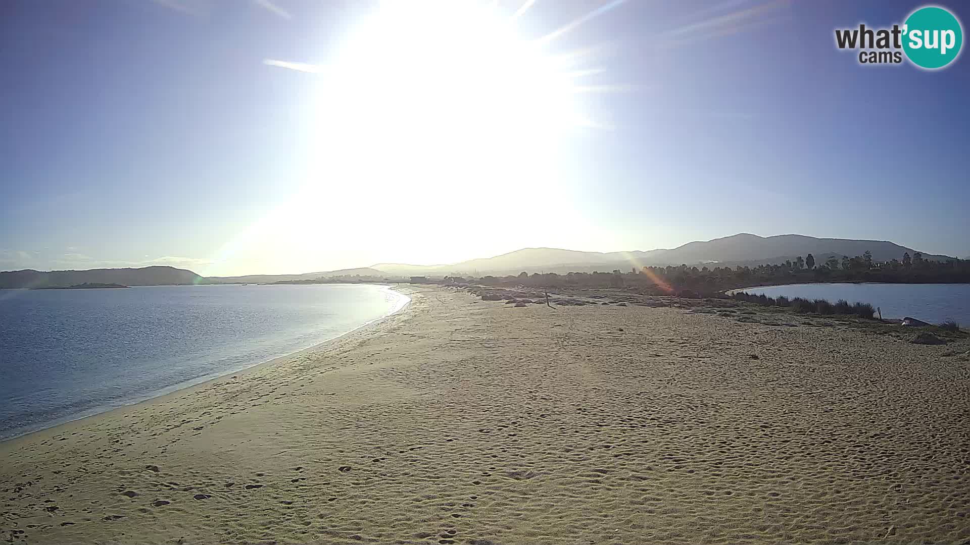 Olbia live webcam Le Saline beach – Sardinia