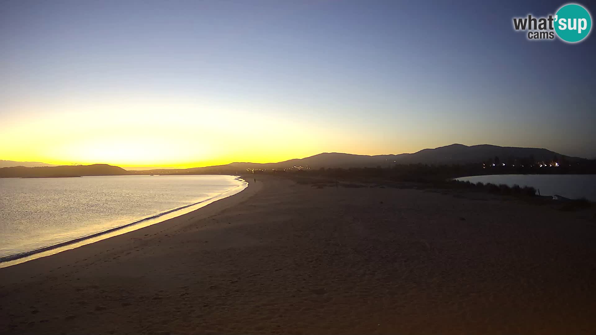 Olbia camera en vivo playa Le Saline – Cerdeña – Italia