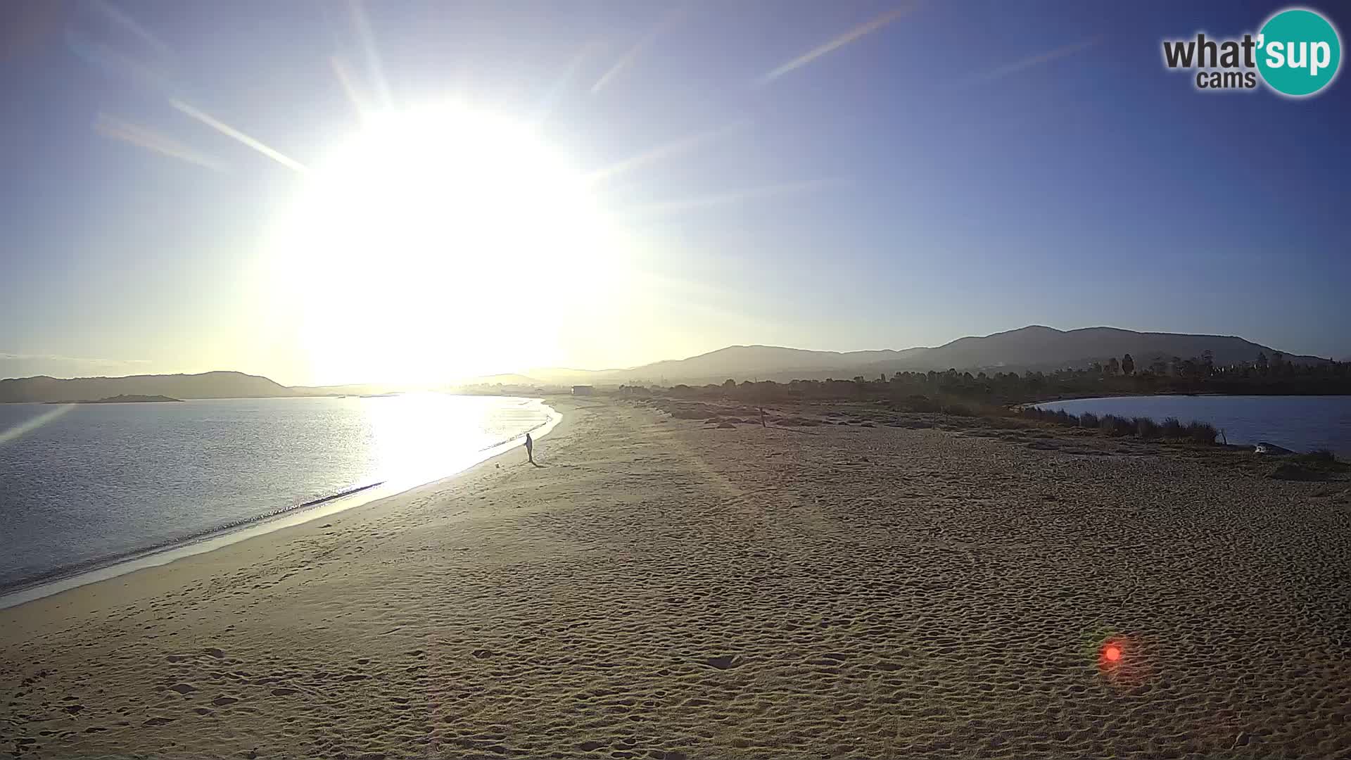 Olbia camera en vivo playa Le Saline – Cerdeña – Italia