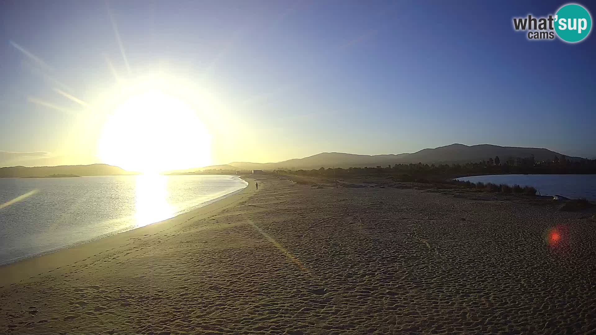 Olbia live webcam Le Saline beach – Sardinia