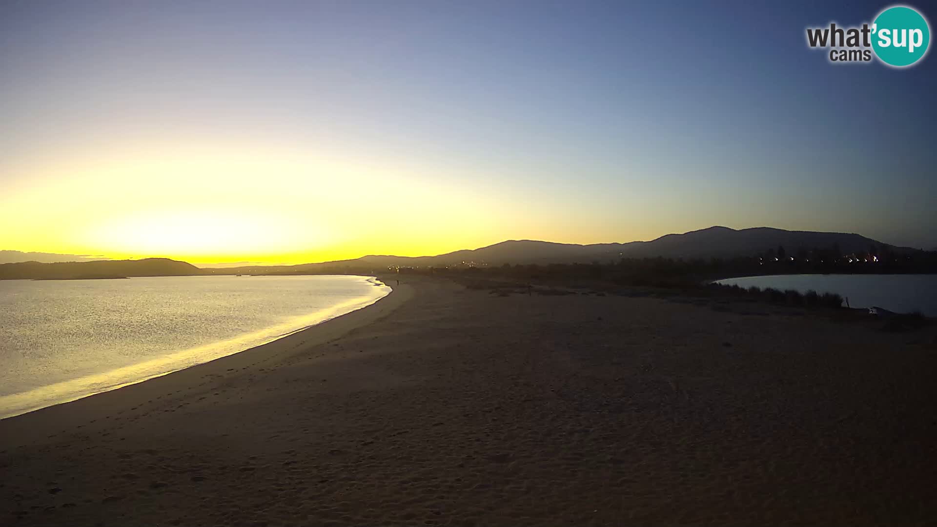 Olbia camera en vivo playa Le Saline – Cerdeña – Italia