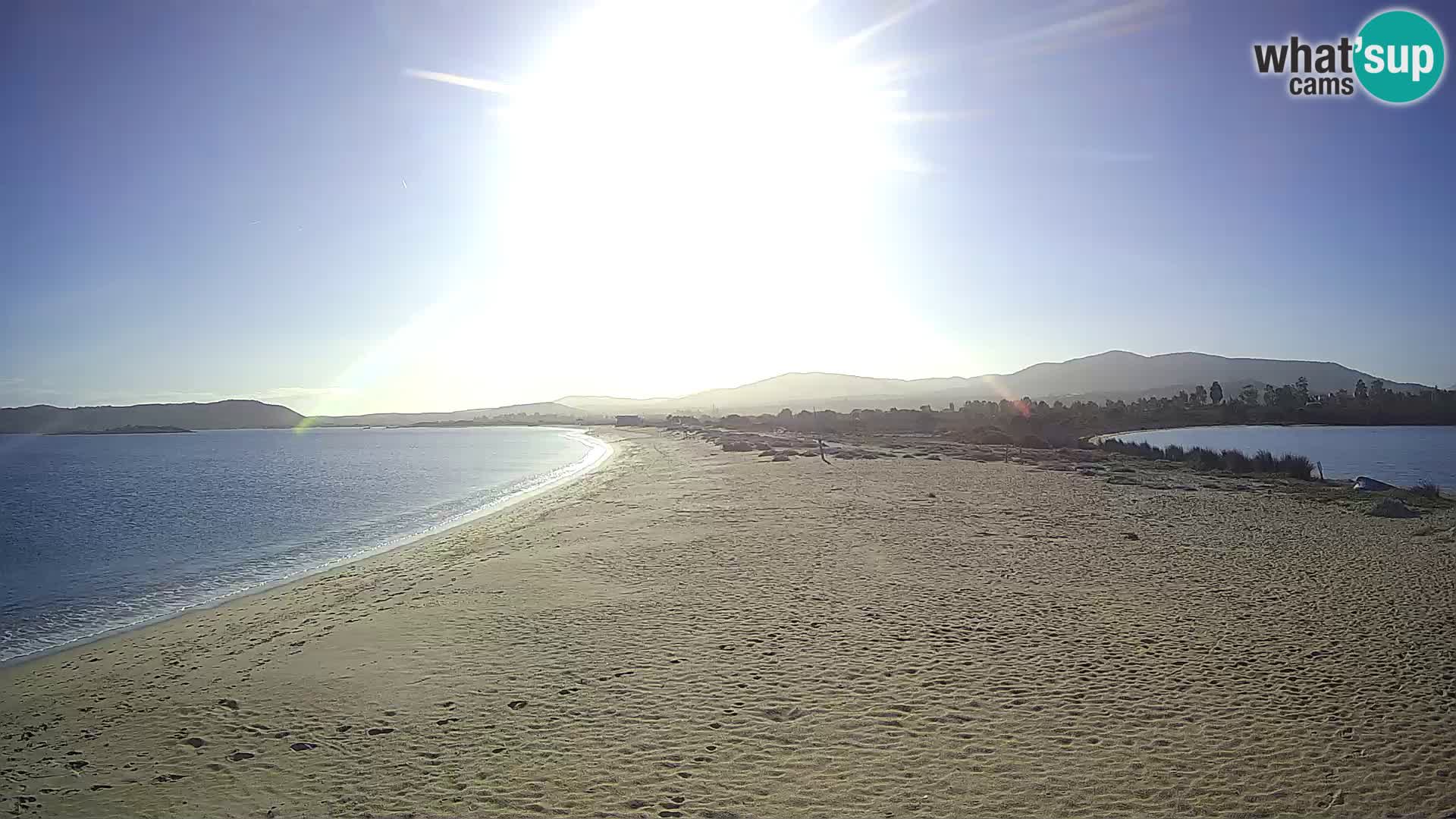 Olbia live webcam spiaggia Le Saline – Sardegna