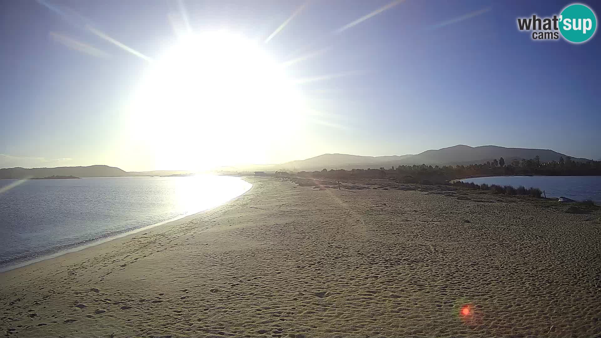 Olbia spletna kamera plaža Le Saline – Sardinija – Italija