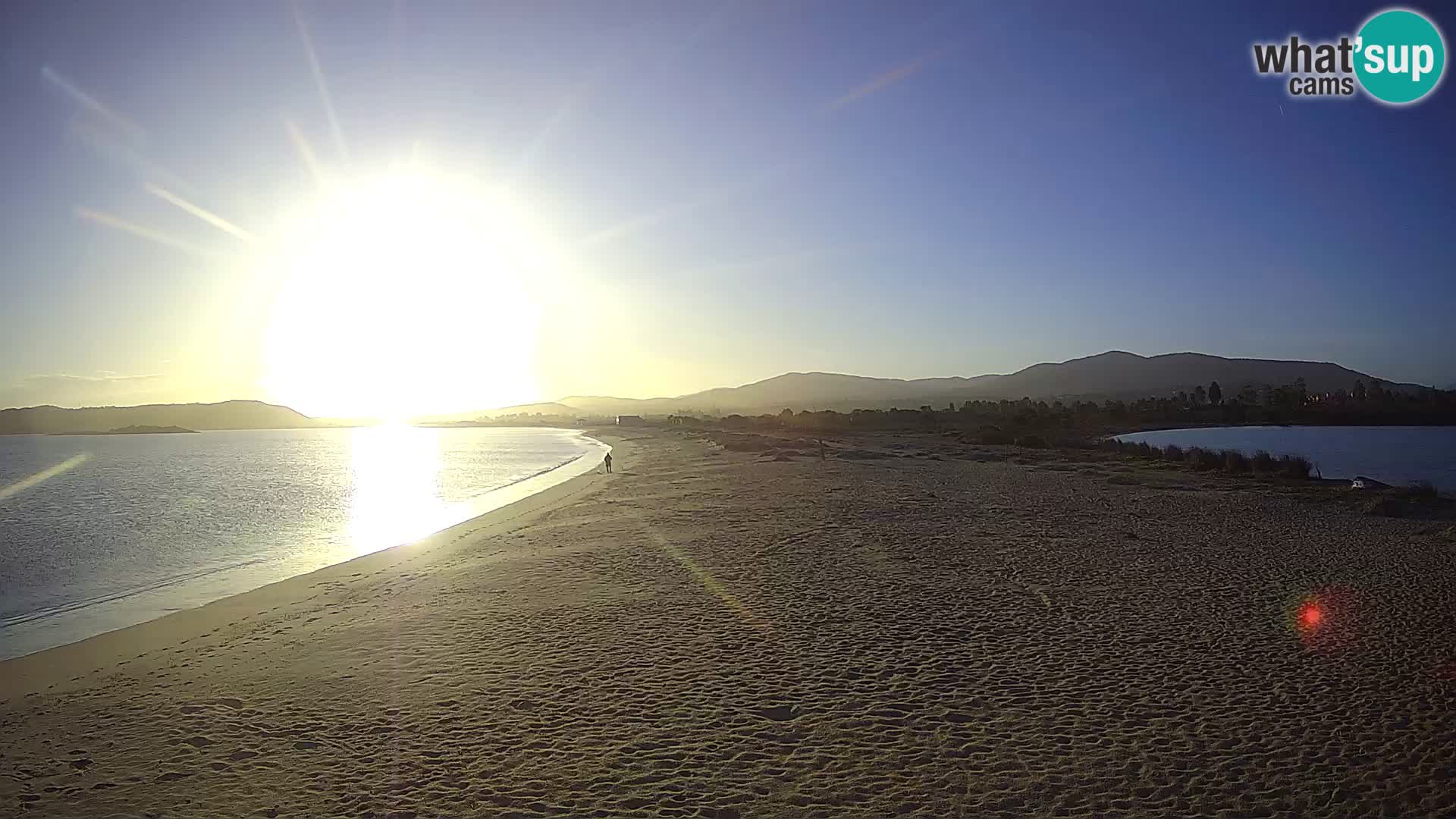 Olbia spletna kamera plaža Le Saline – Sardinija – Italija