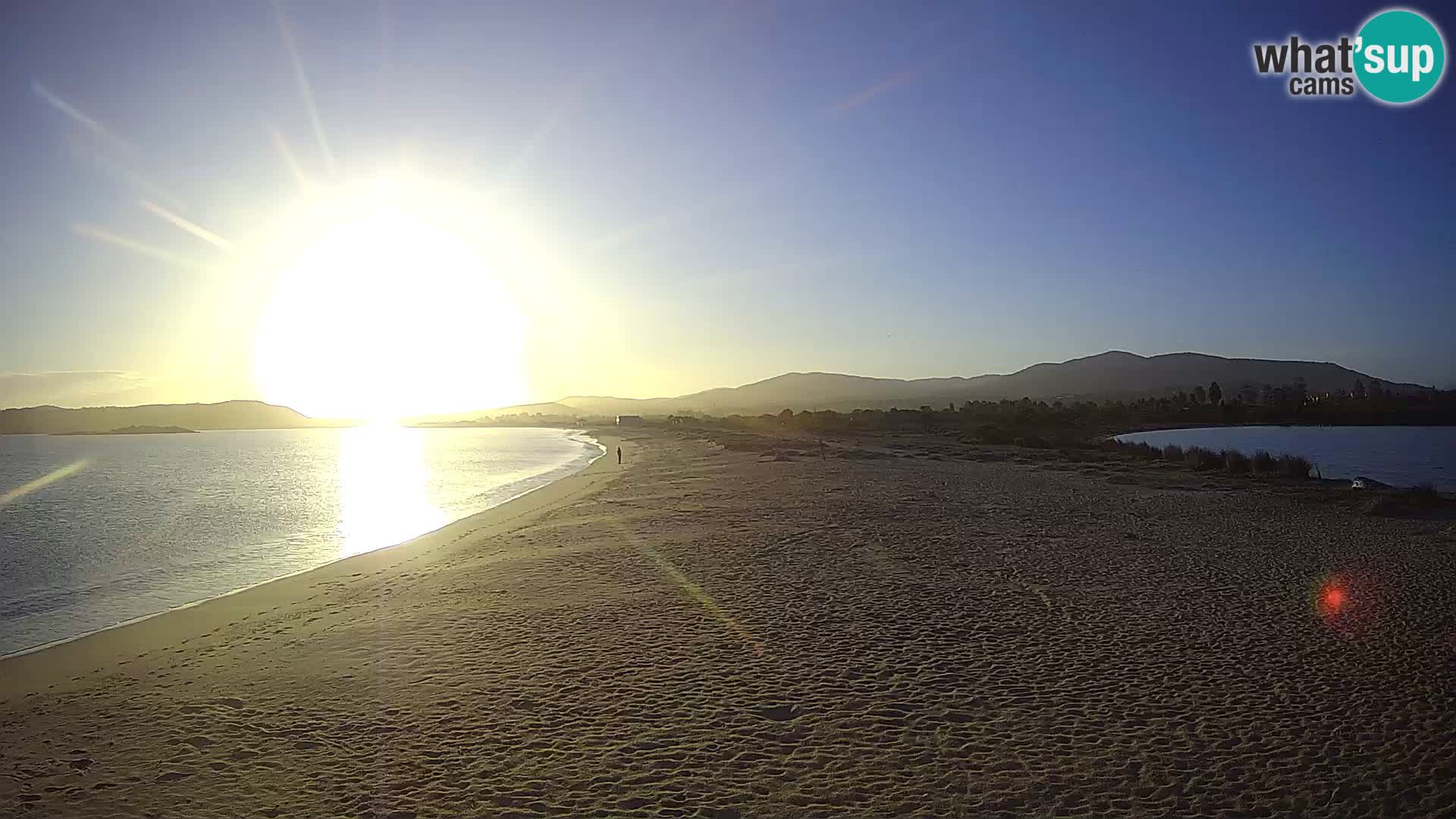 Olbia camera en vivo playa Le Saline – Cerdeña – Italia