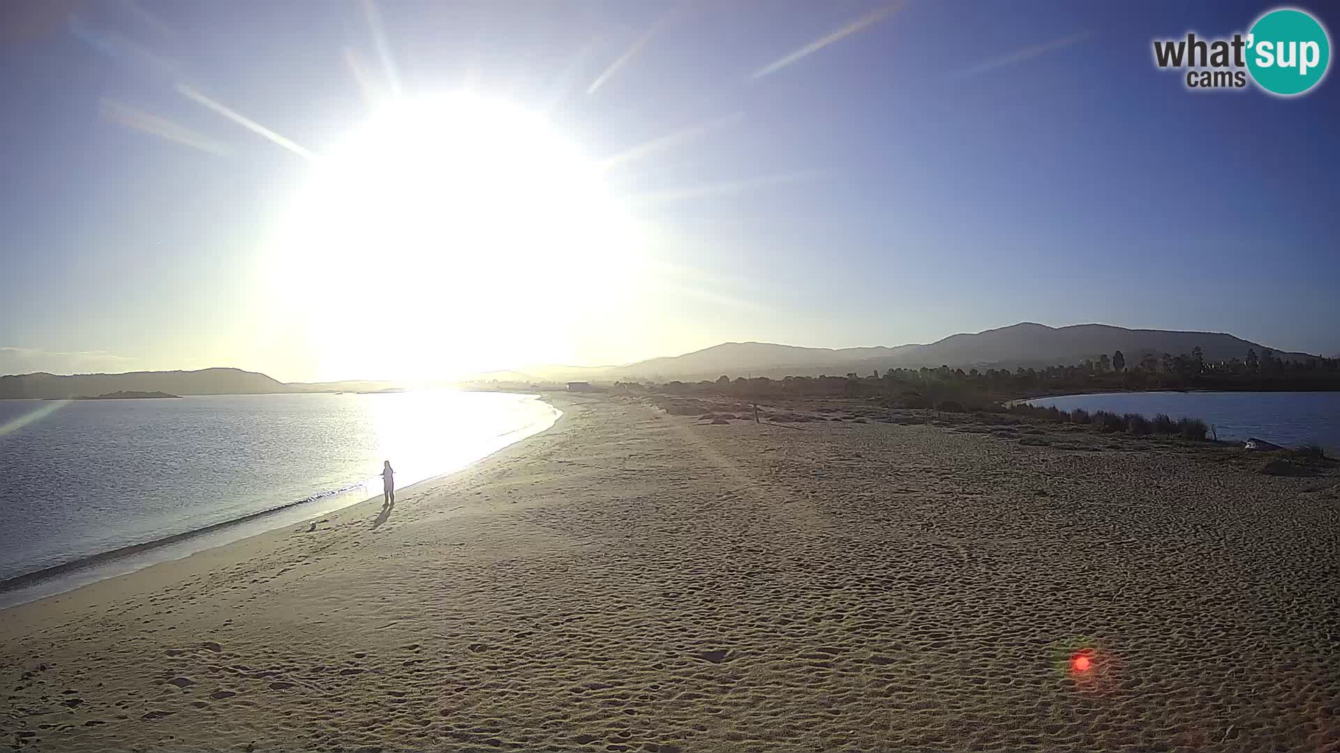 Olbia spletna kamera plaža Le Saline – Sardinija – Italija