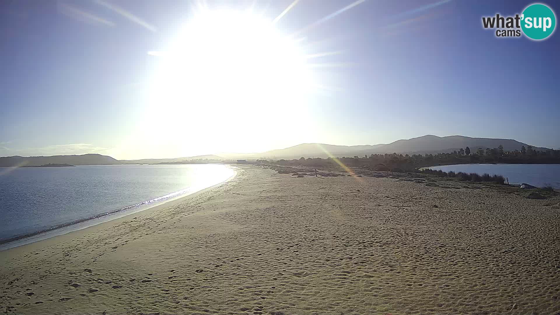 Olbia live webcam Le Saline beach – Sardinia