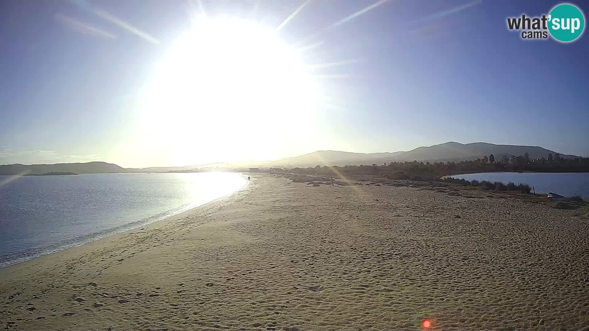 Olbia camera en vivo playa Le Saline – Cerdeña – Italia