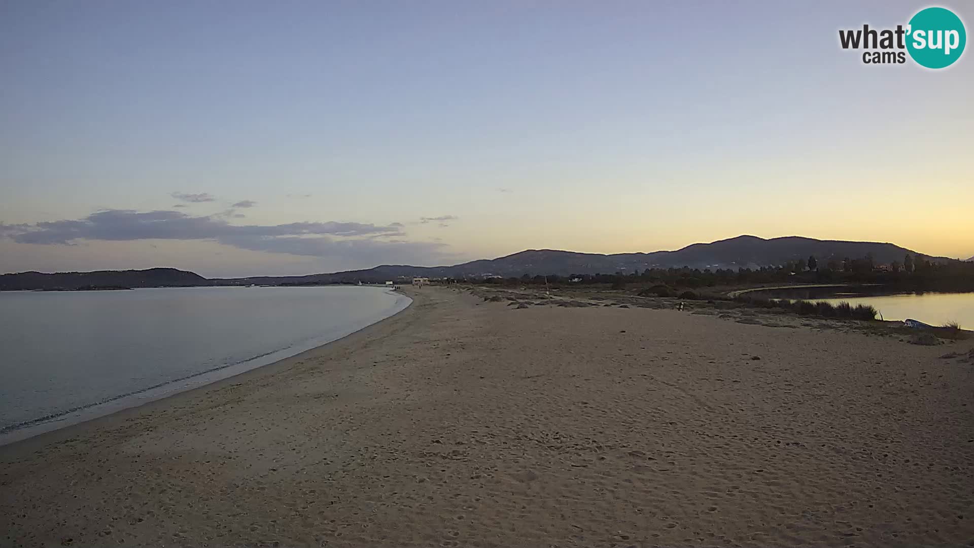 Olbia spletna kamera plaža Le Saline – Sardinija – Italija