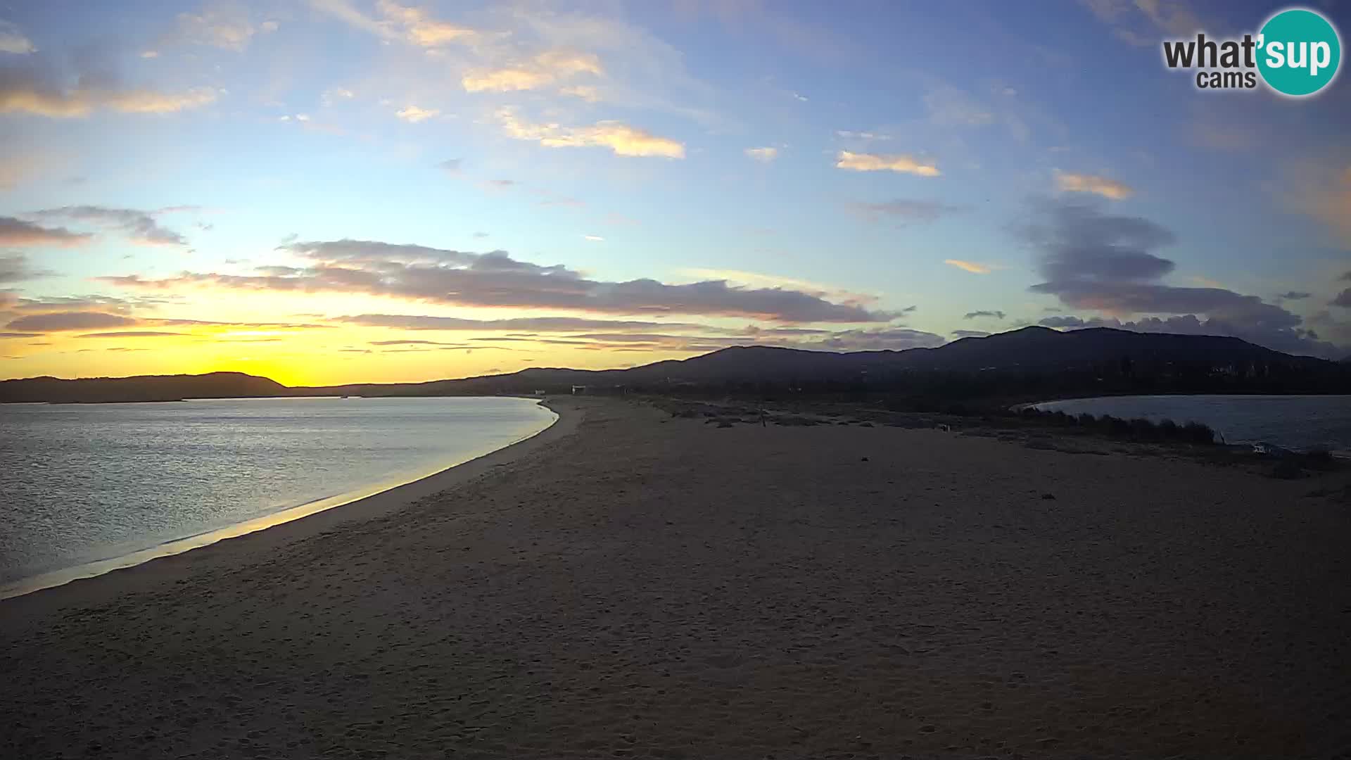 Olbia camera en vivo playa Le Saline – Cerdeña – Italia