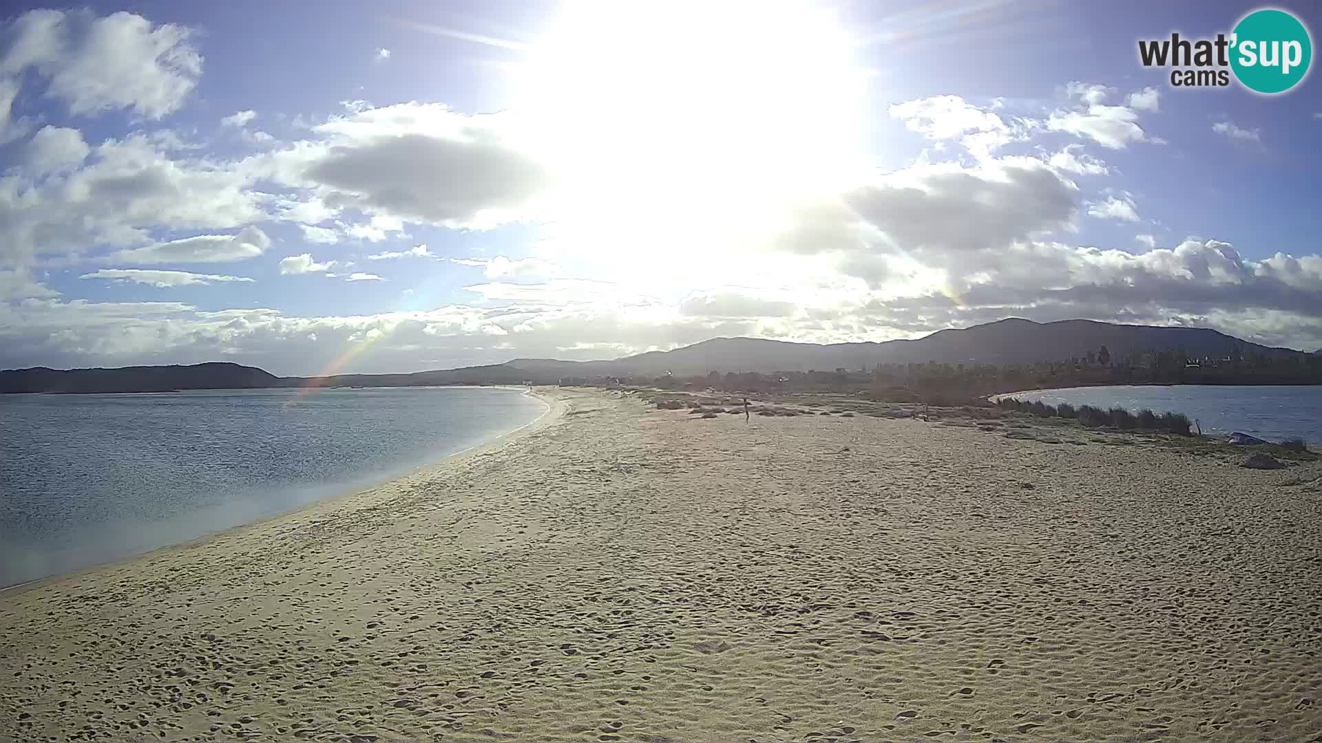 Olbia spletna kamera plaža Le Saline – Sardinija – Italija