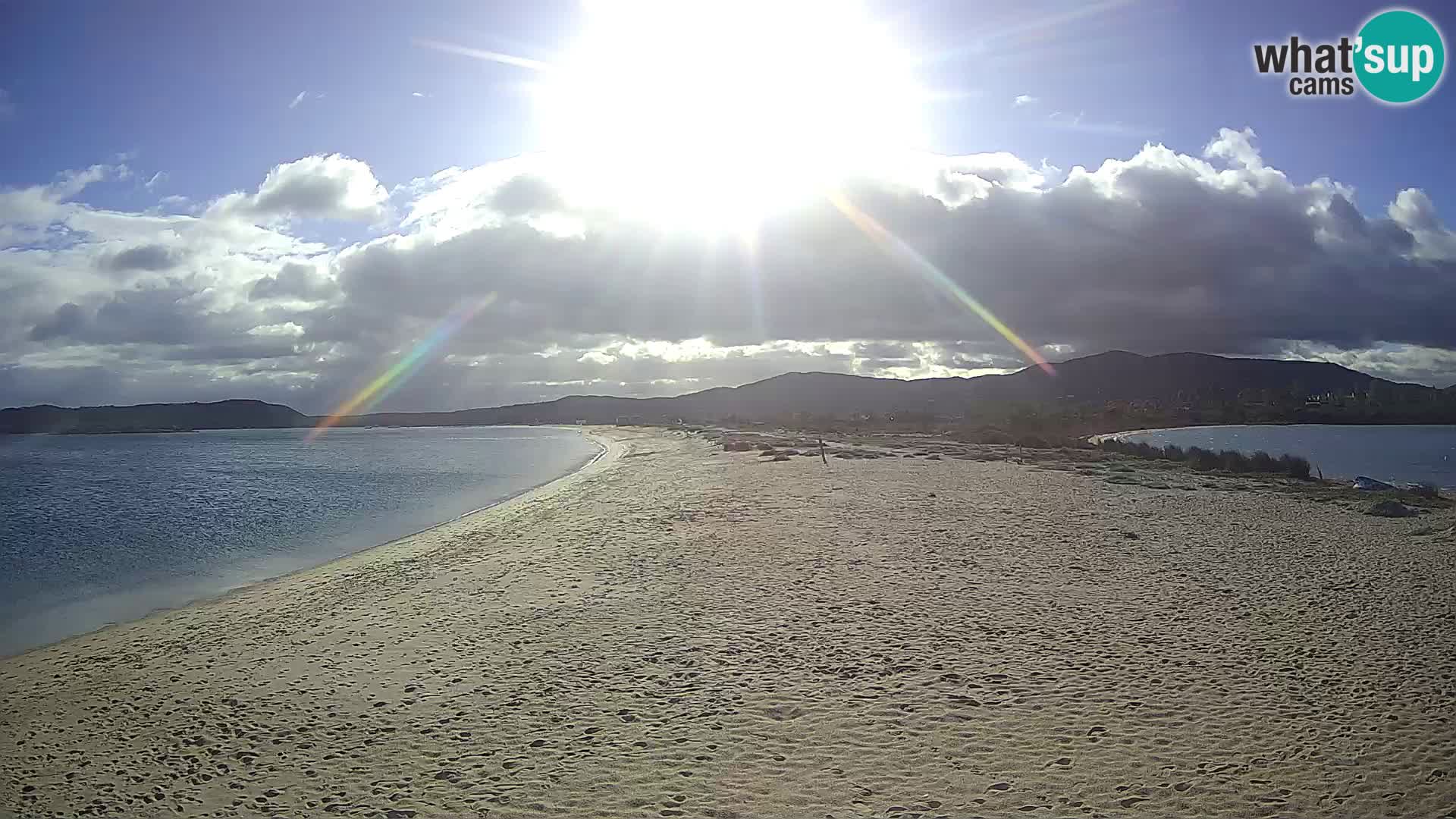 Olbia live webcam Le Saline beach – Sardinia