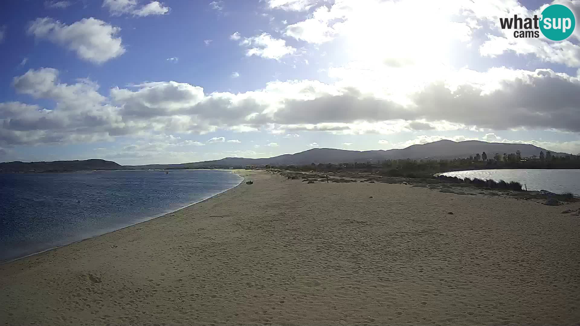 Olbia camera en vivo playa Le Saline – Cerdeña – Italia