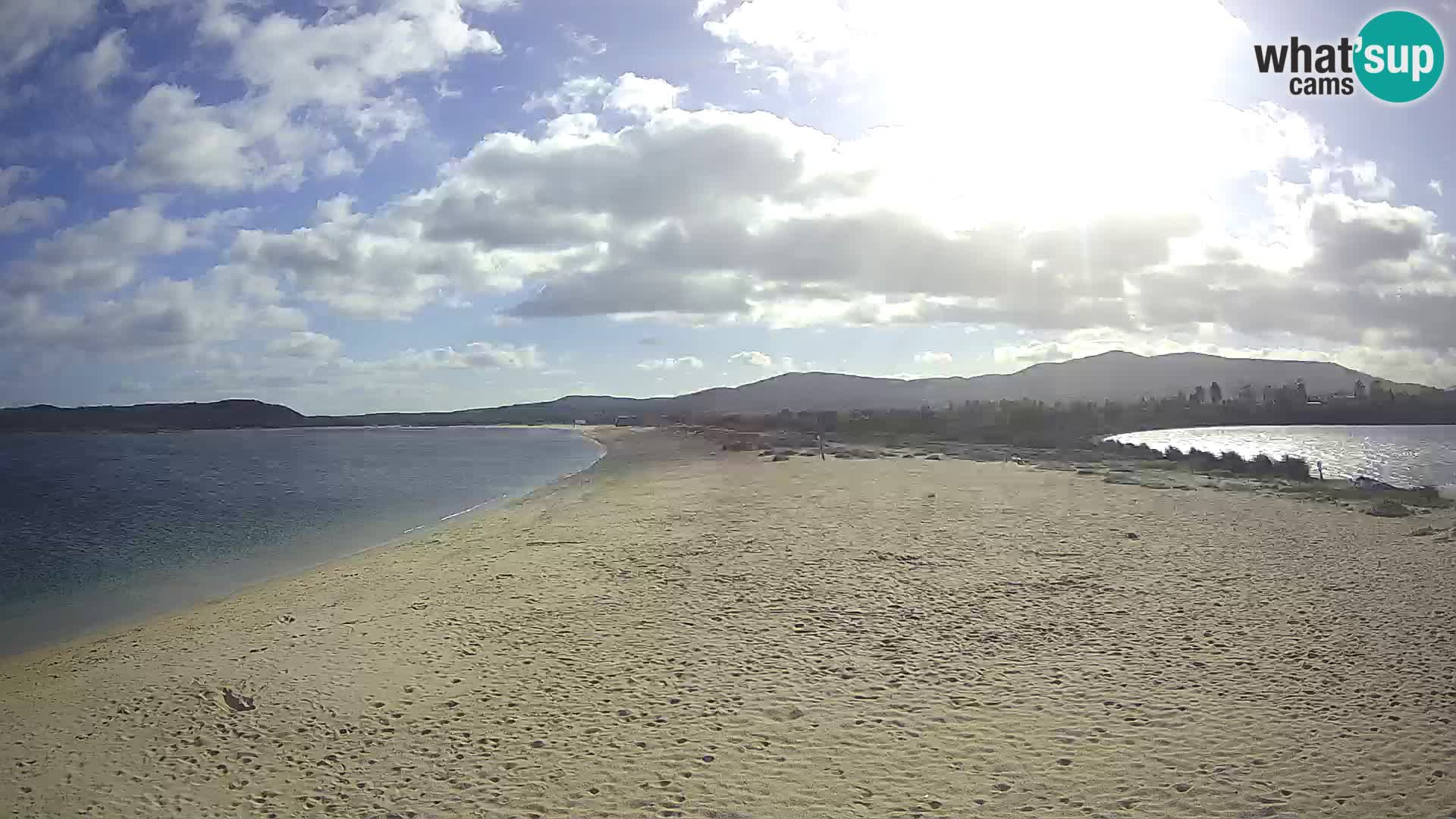 Olbia camera en vivo playa Le Saline – Cerdeña – Italia