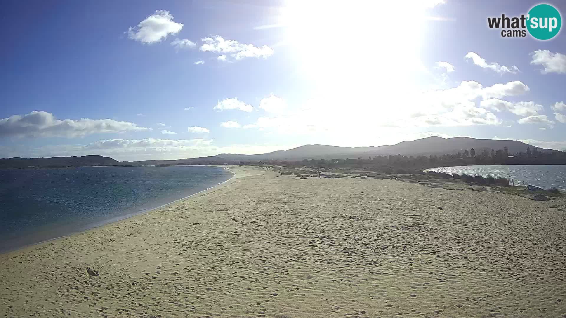 Olbia live webcam spiaggia Le Saline – Sardegna