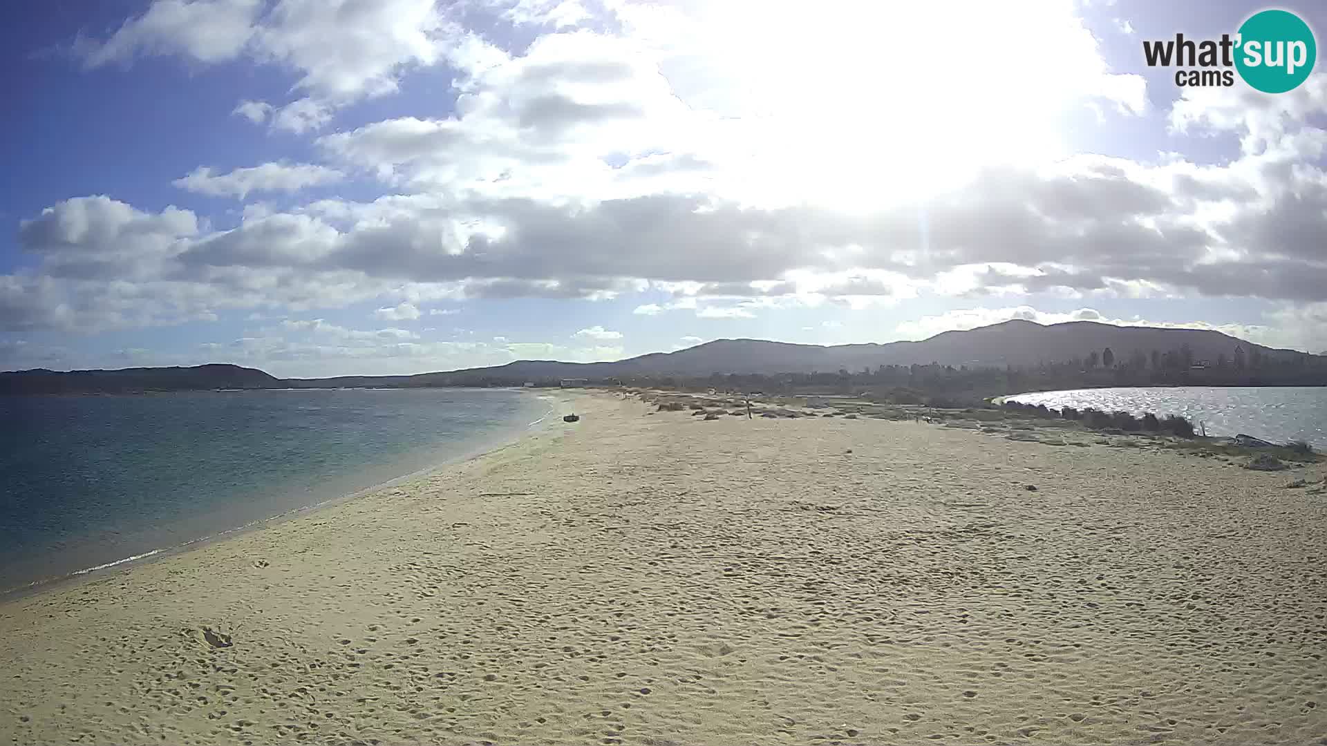 Olbia camera en vivo playa Le Saline – Cerdeña – Italia