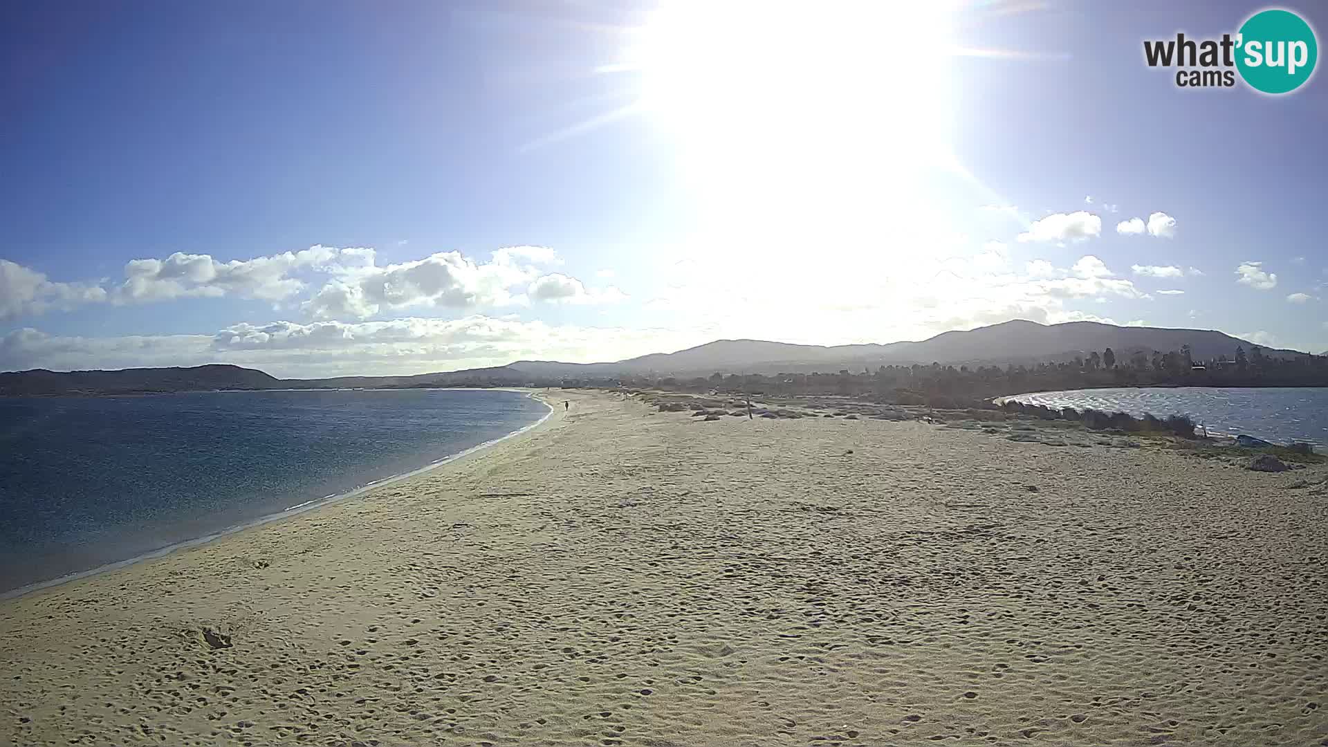 Olbia camera en vivo playa Le Saline – Cerdeña – Italia