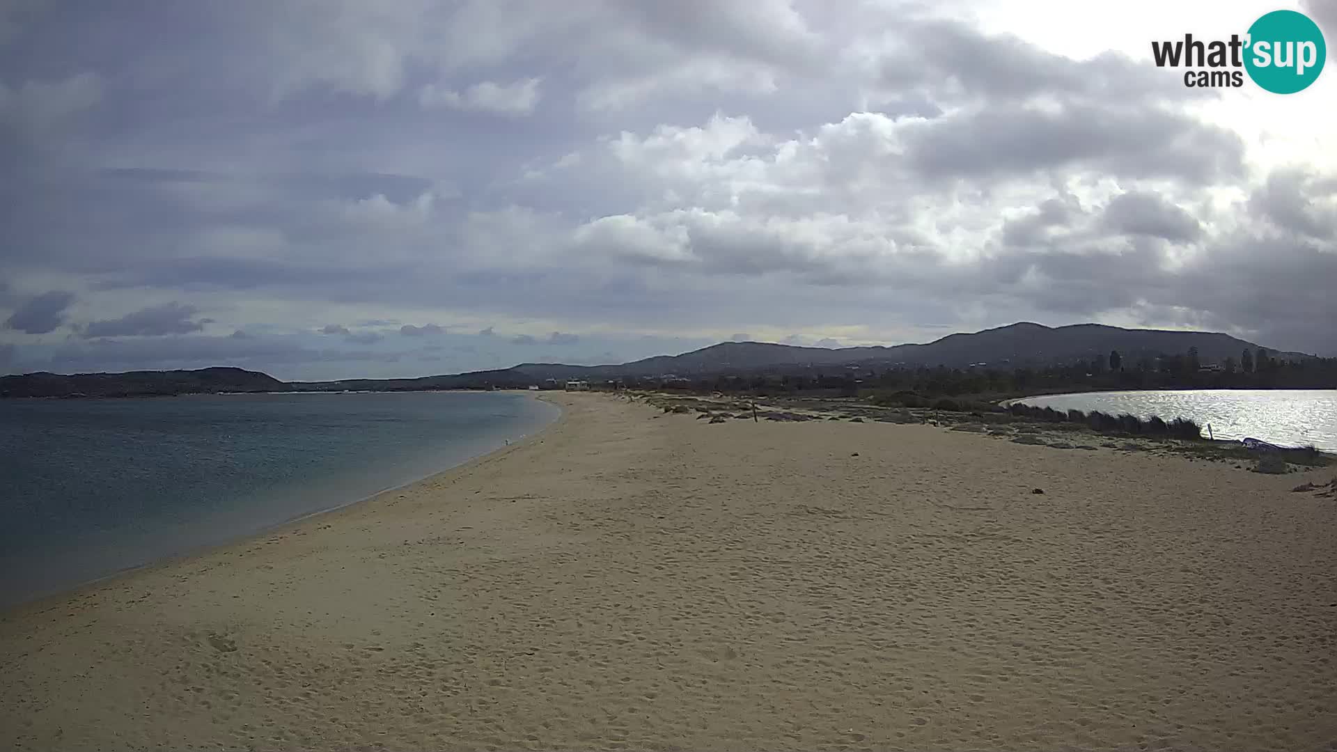 Olbia spletna kamera plaža Le Saline – Sardinija – Italija