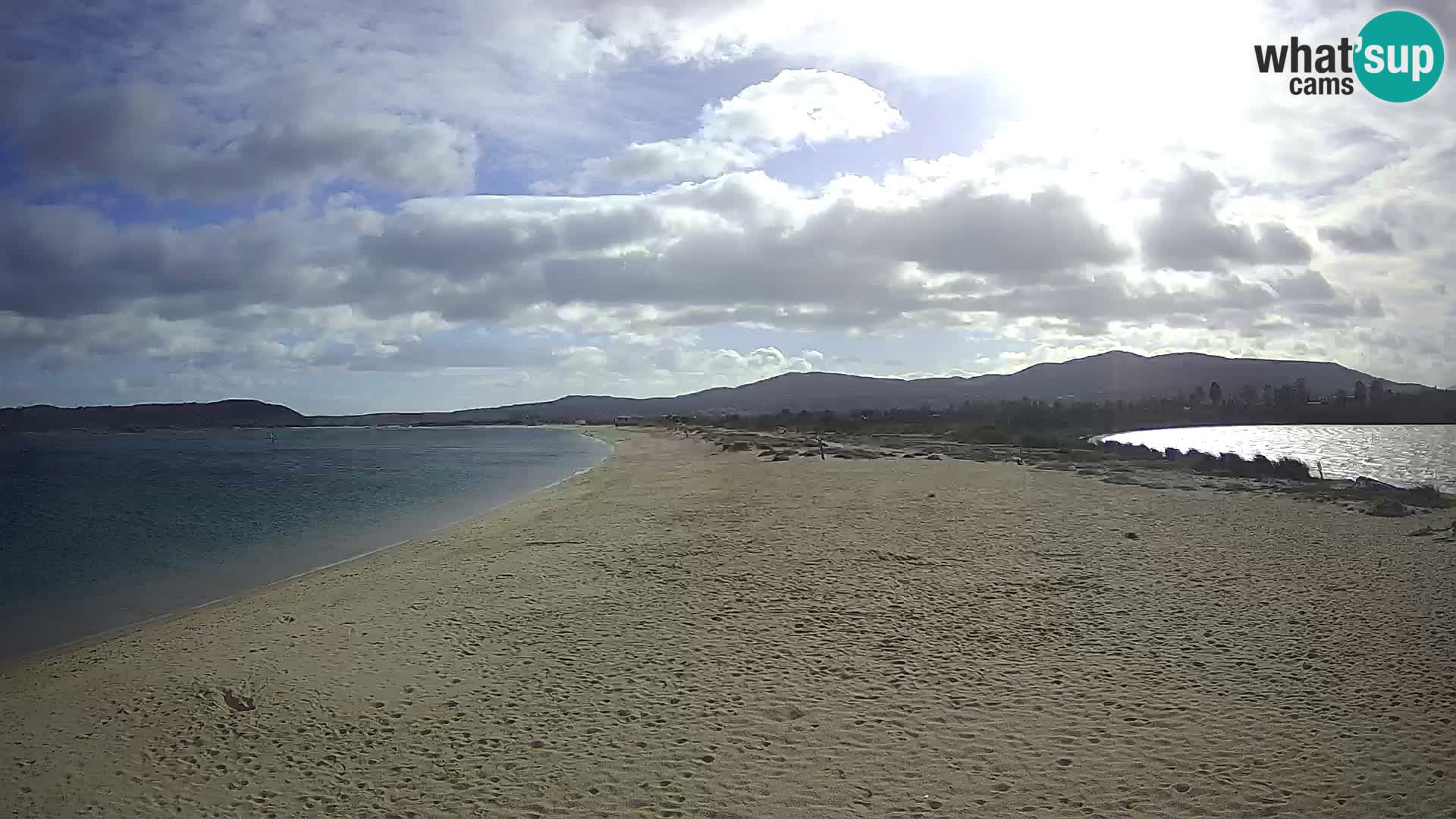 Olbia spletna kamera plaža Le Saline – Sardinija – Italija