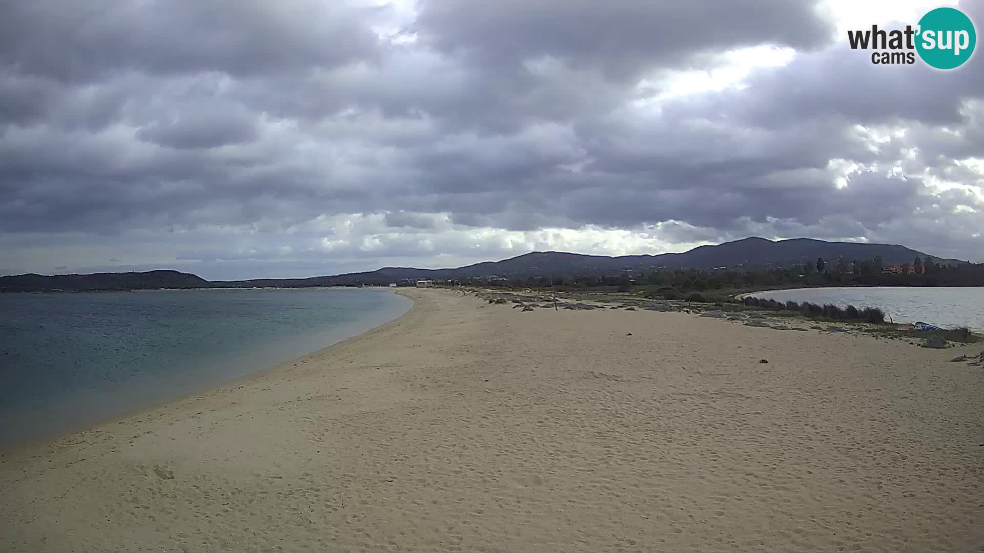 Olbia spletna kamera plaža Le Saline – Sardinija – Italija