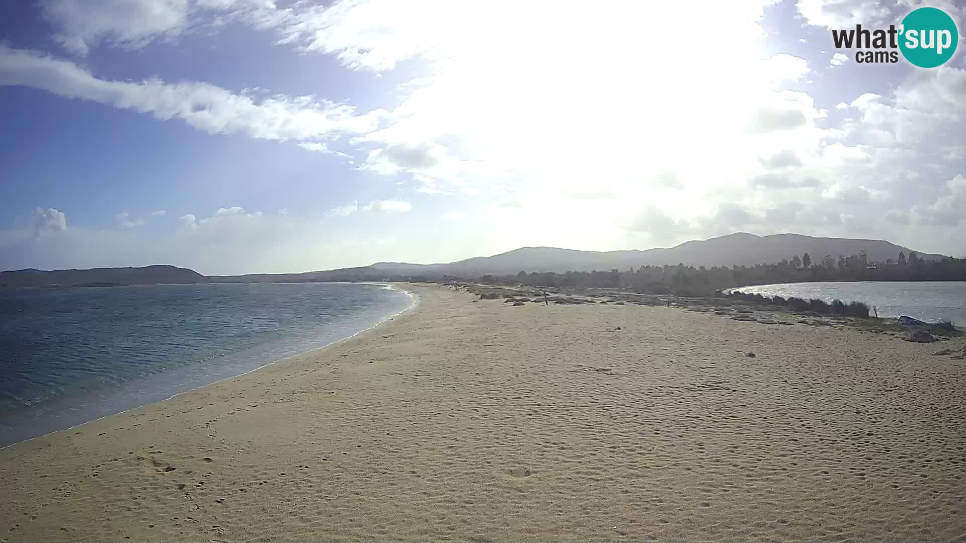 Olbia live webcam spiaggia Le Saline – Sardegna