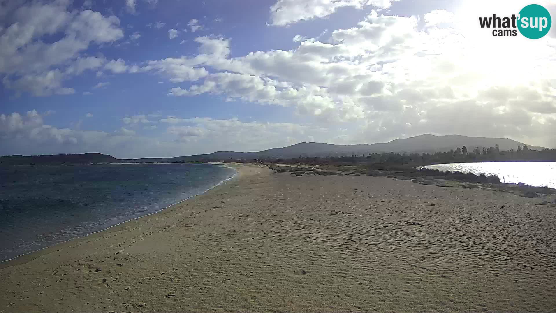 Olbia spletna kamera plaža Le Saline – Sardinija – Italija