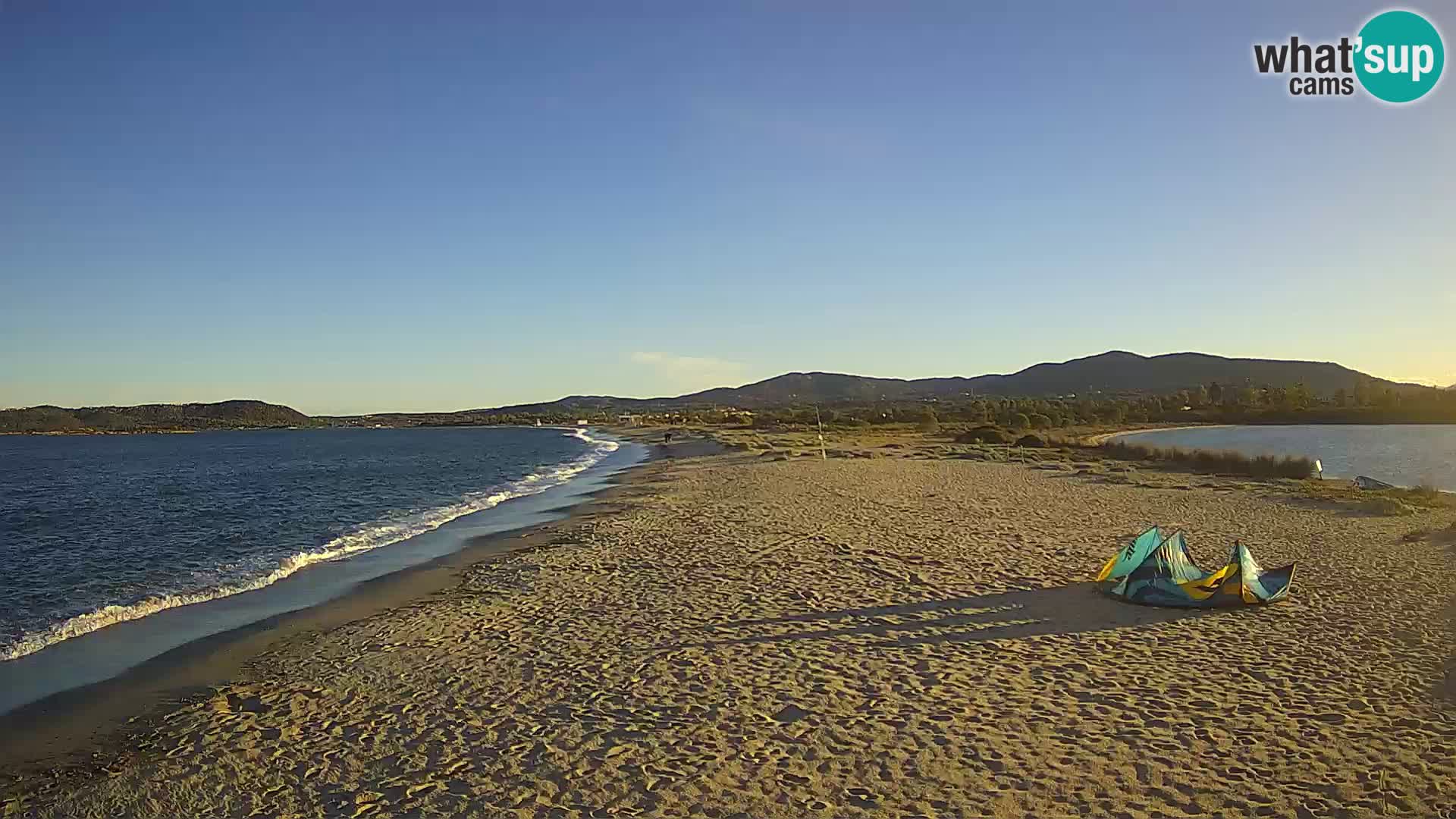 Olbia spletna kamera plaža Le Saline – Sardinija – Italija