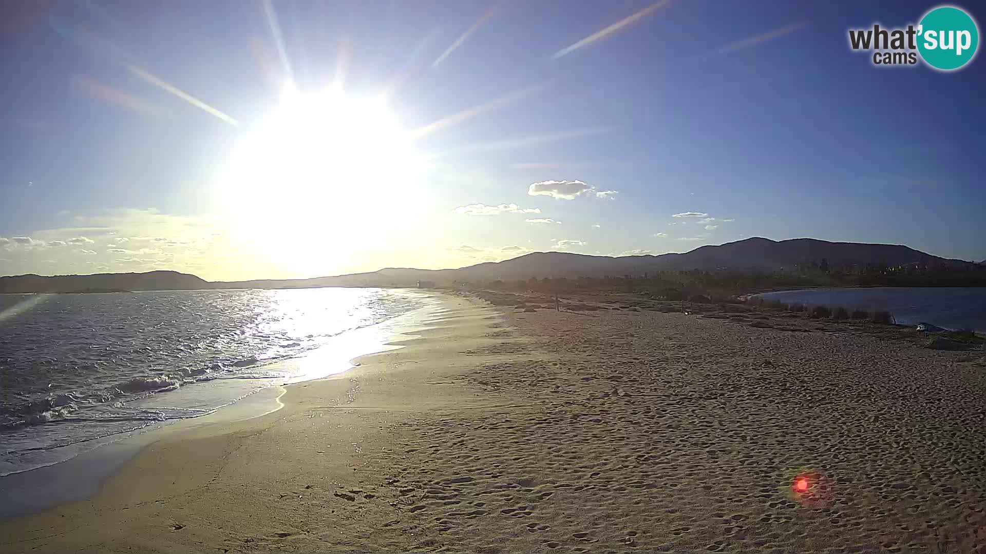 Olbia live webcam Le Saline beach – Sardinia