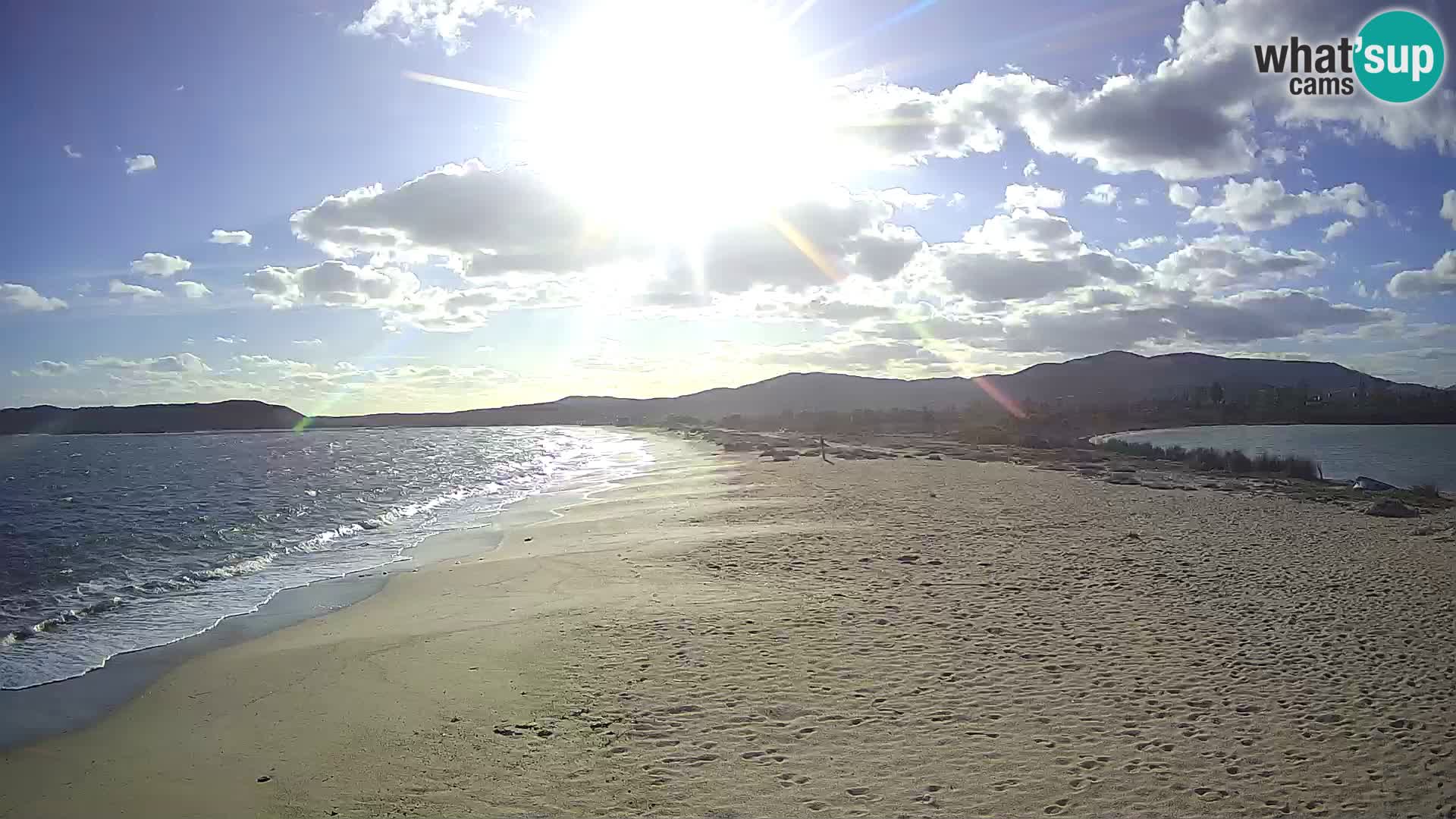 Olbia live webcam Le Saline beach – Sardinia