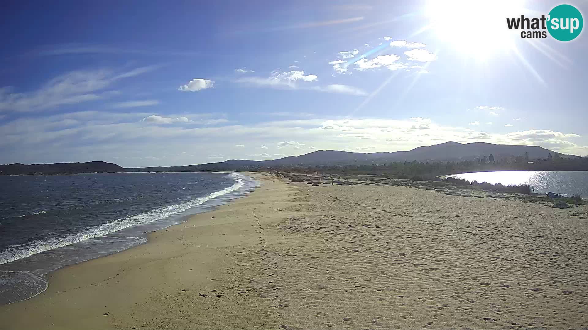 Olbia live webcam spiaggia Le Saline – Sardegna