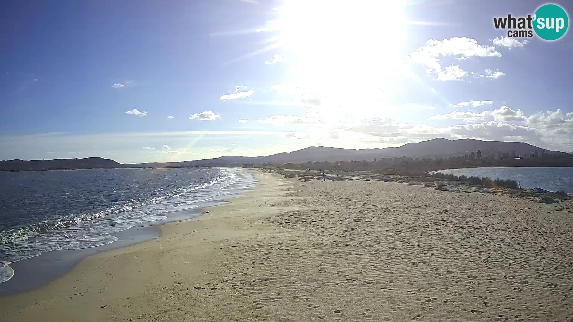 Olbia live webcam Le Saline beach – Sardinia